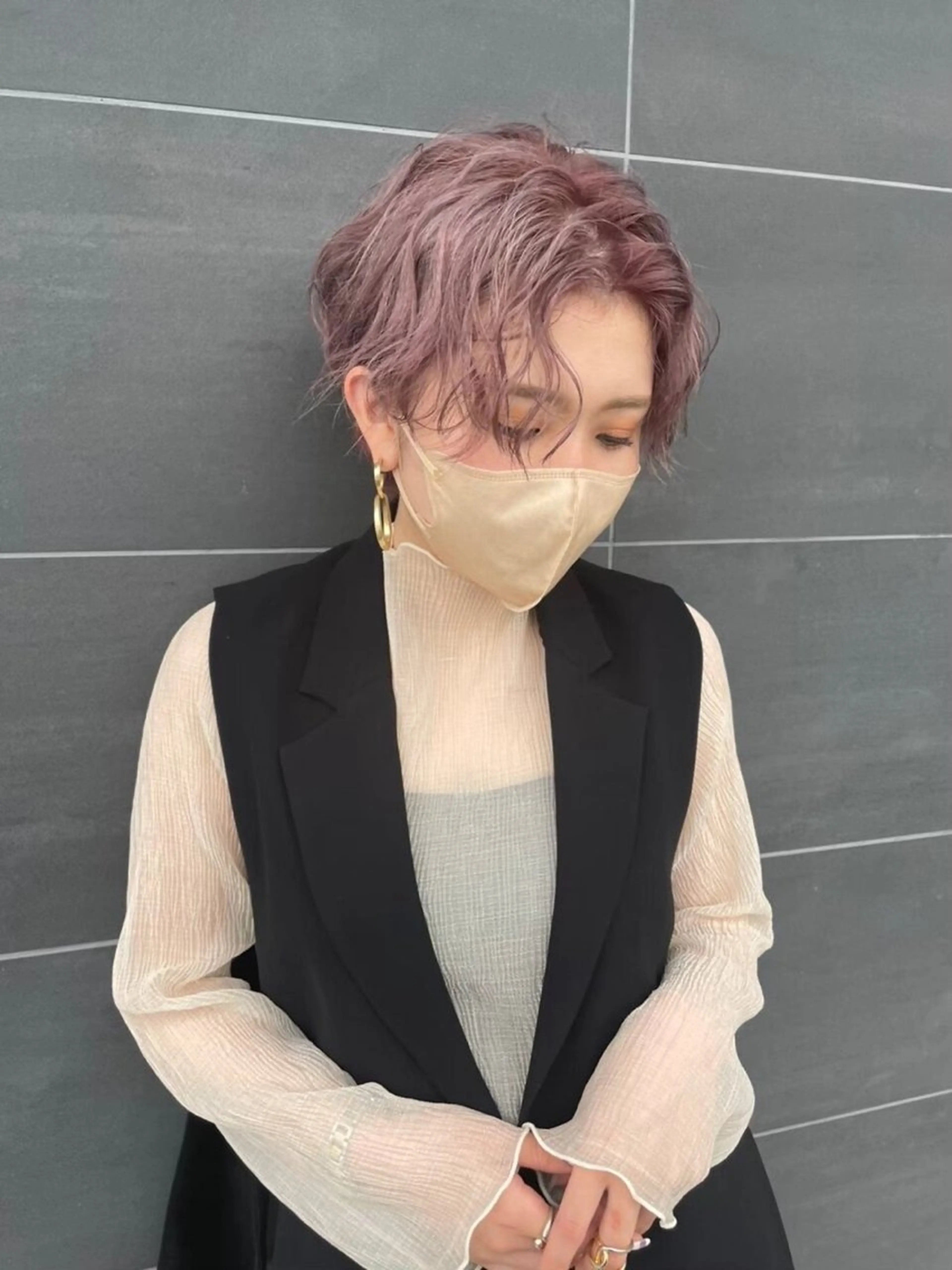 カラー 加藤 小春のヘアスタイル