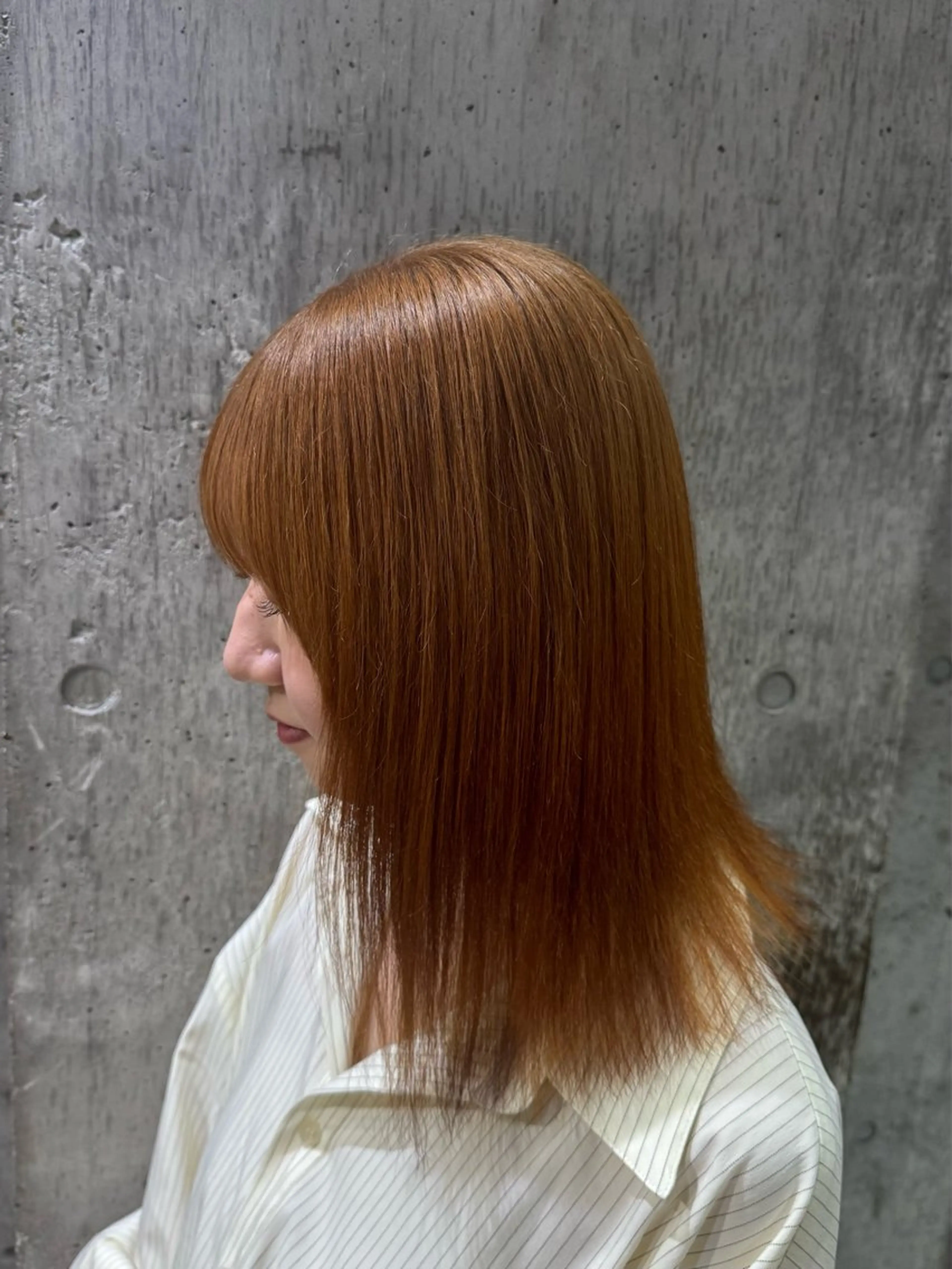 ミディアム カラー ヘアカラー 艶カラー/髪質改善 🩶Yukiのヘアスタイル