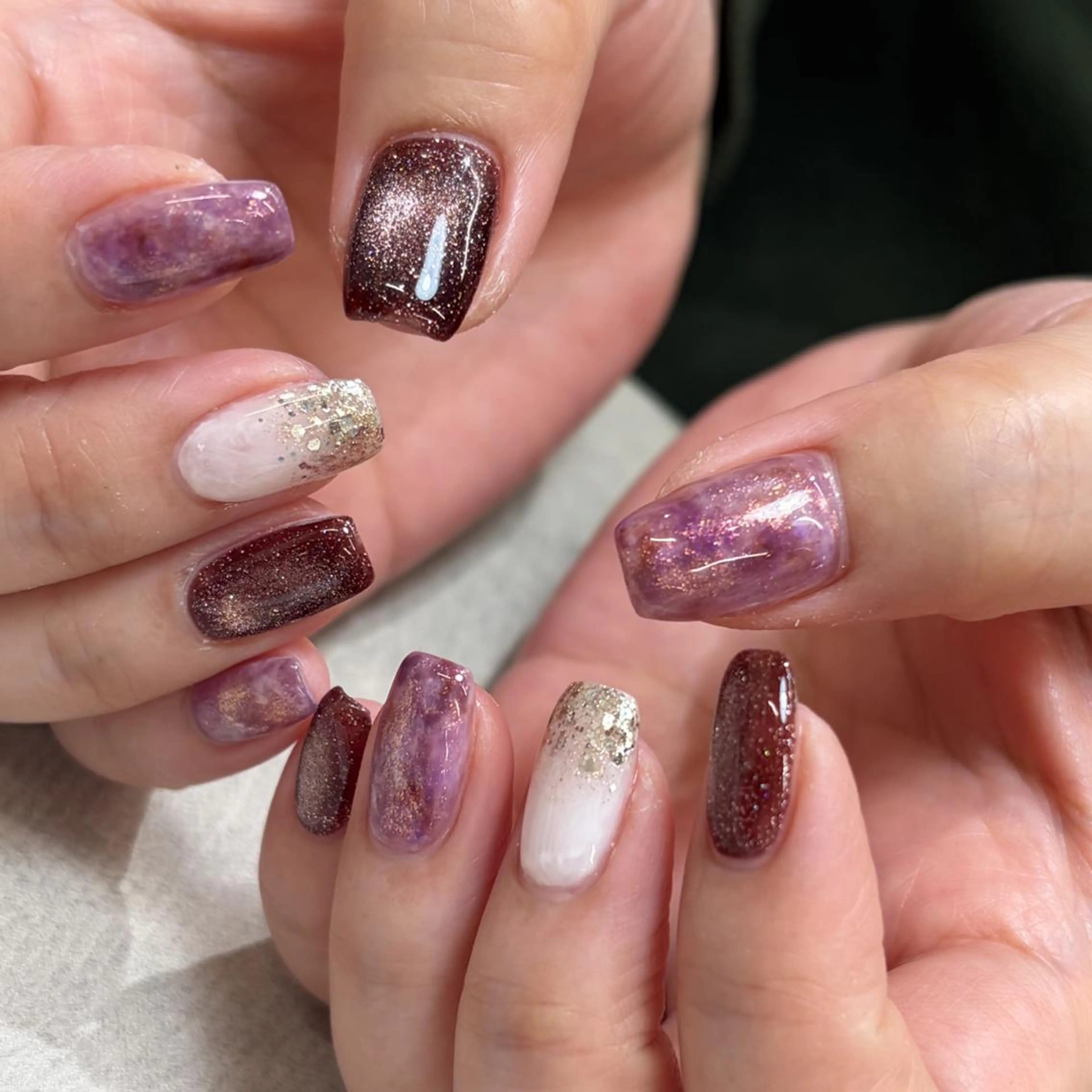 ネイル ハンドネイル kyoko✨個性派 /ニュアンスのネイルデザイン