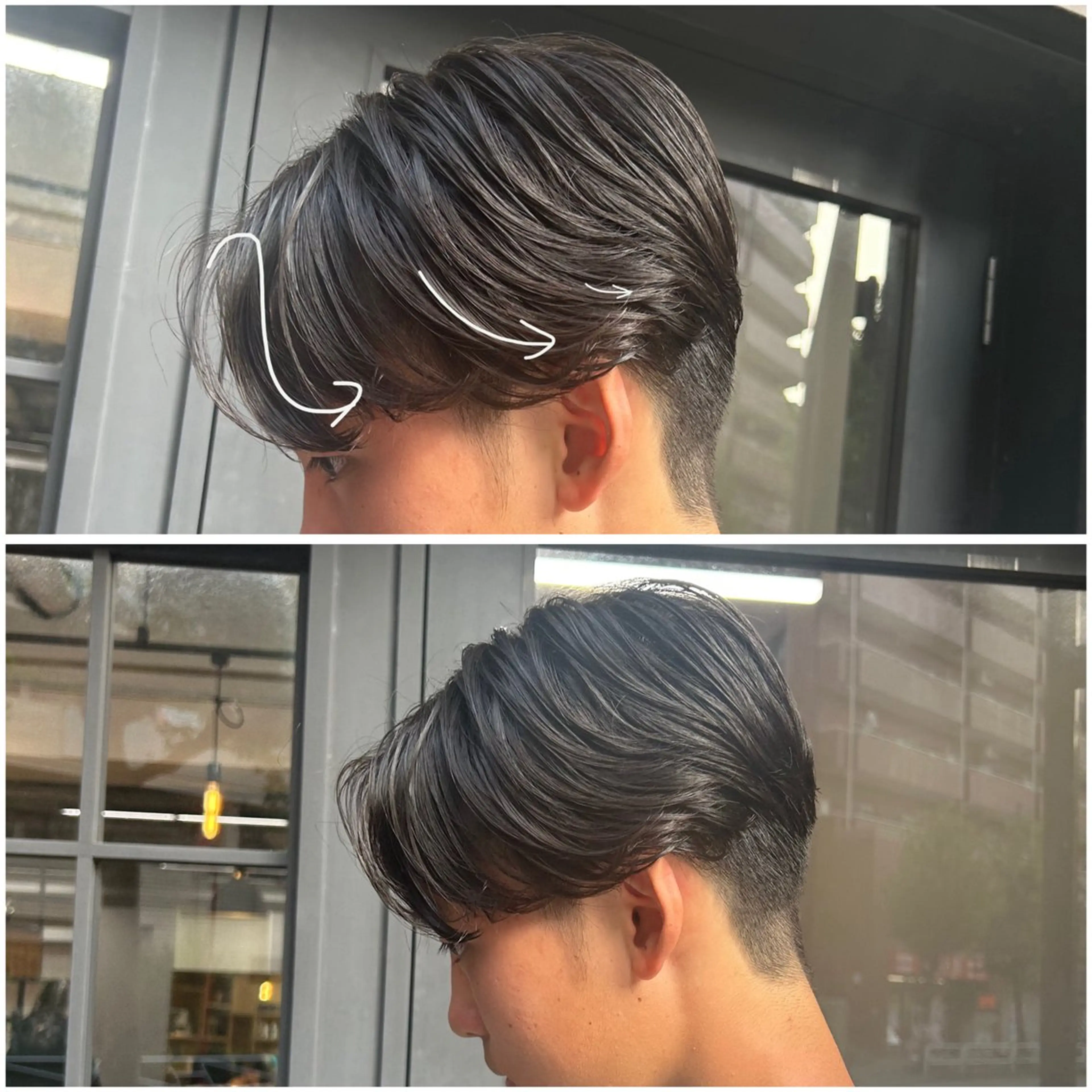 パーマ メンズ センターパート メンズパーマ カット パーマ ROCCOeast Rukaのヘアスタイル