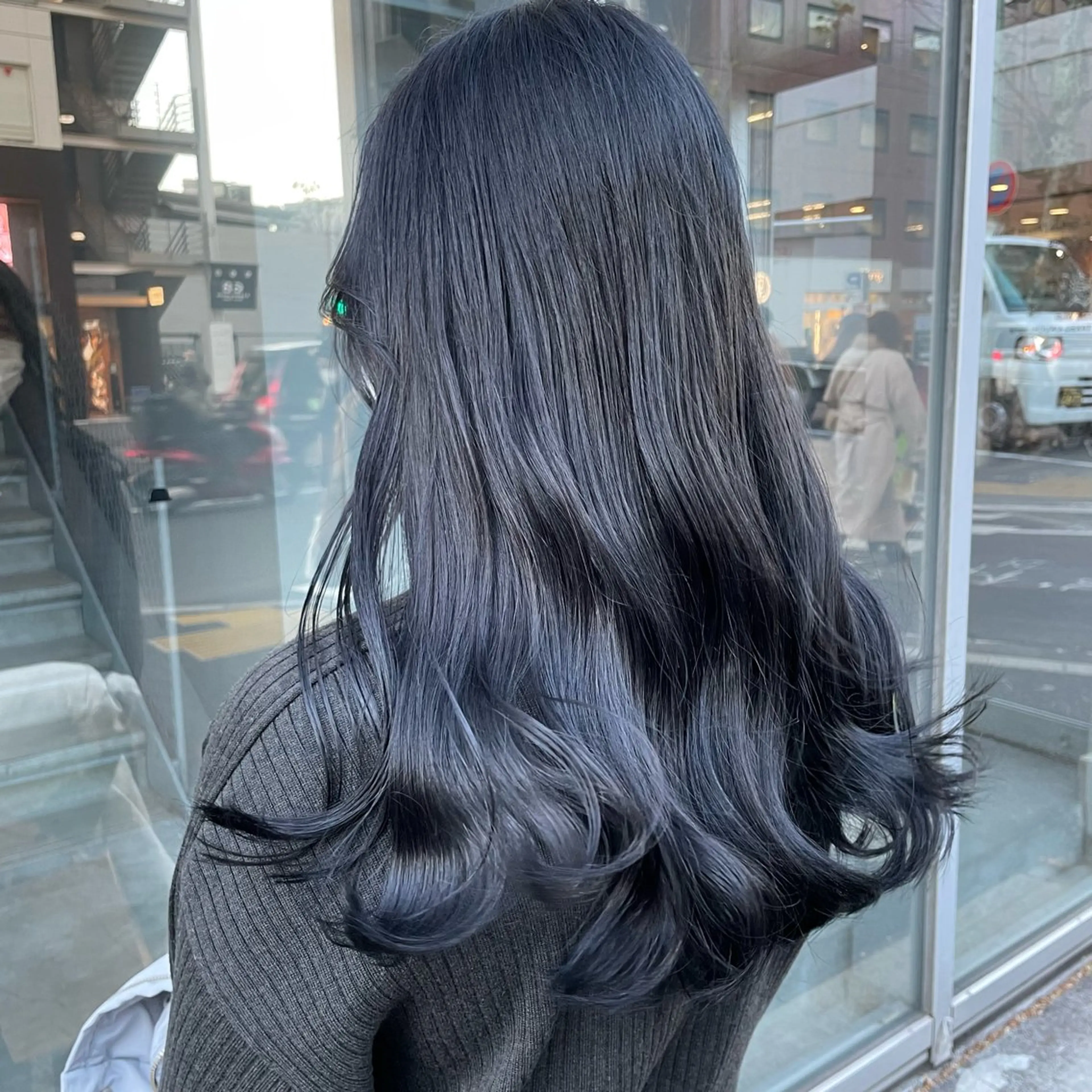 ロング ヘアカラー トリートメント 🦋韓国風カラー🦋 こうせい原宿のヘアスタイル