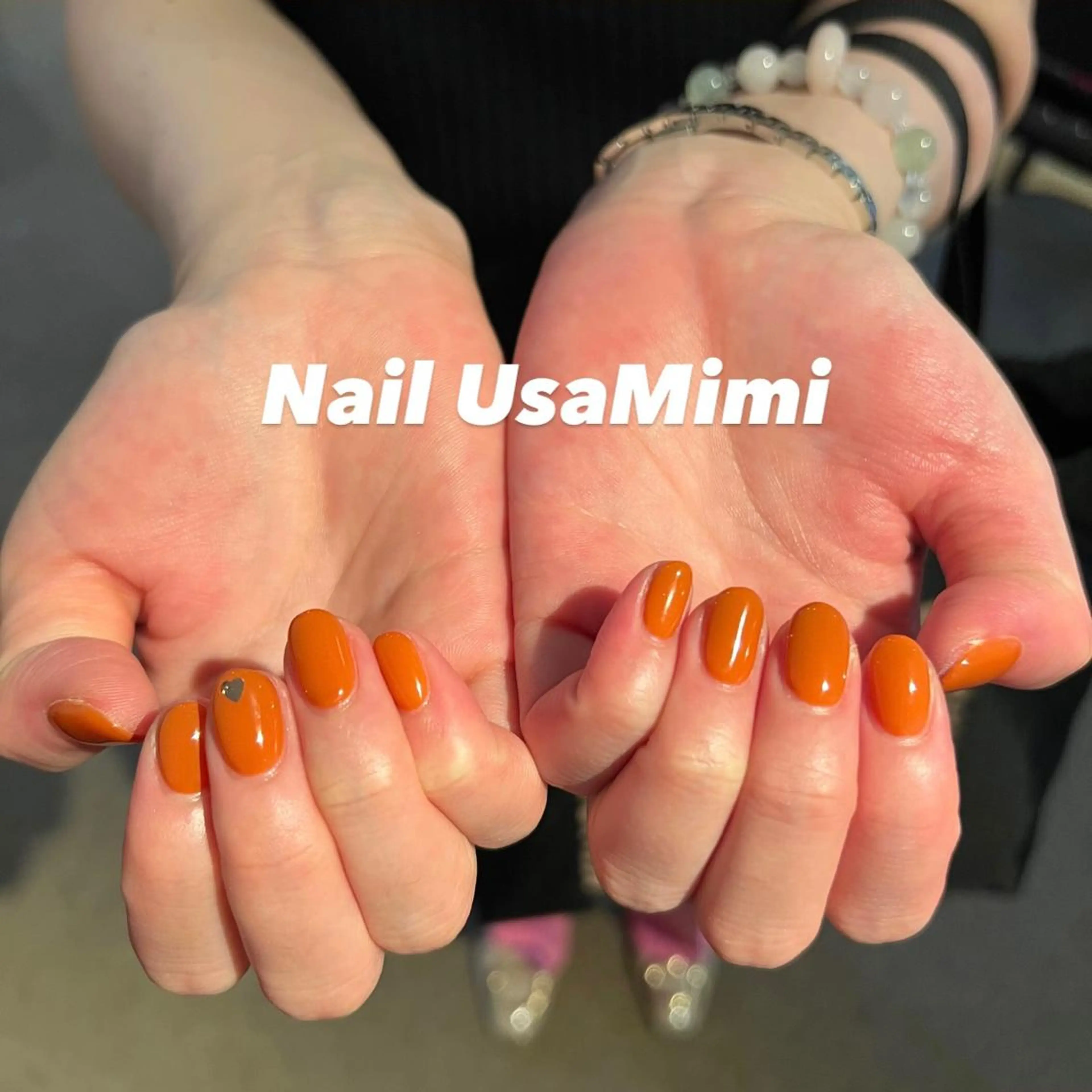 ネイル クリアネイル フットネイル ジェルネイル マグネットネイル 持ち込み 本町ネイルNail UsaMimiのネイルデザイン