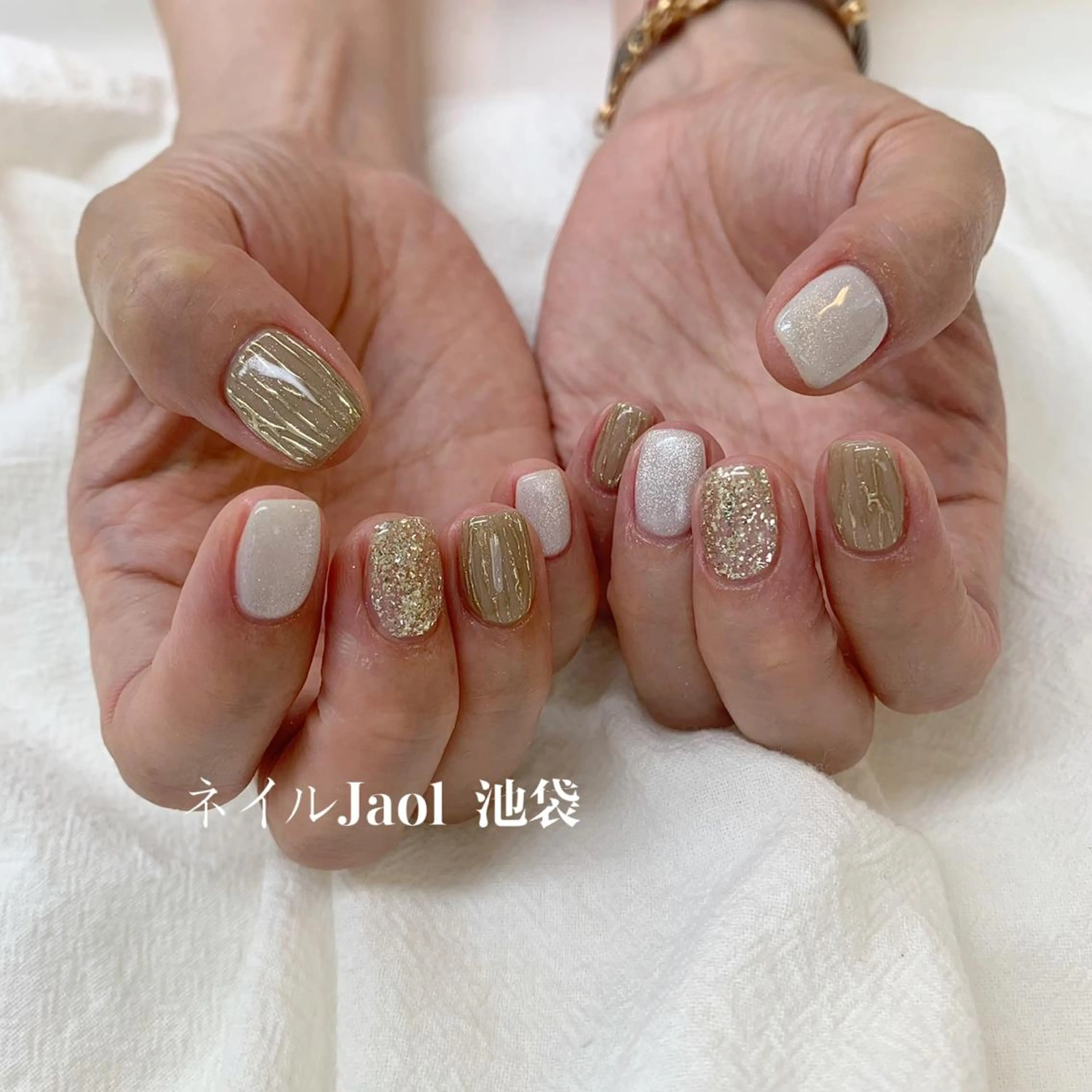 ミディアム nail jaol池袋店所属・ネイルJaol 池袋のネイルデザイン