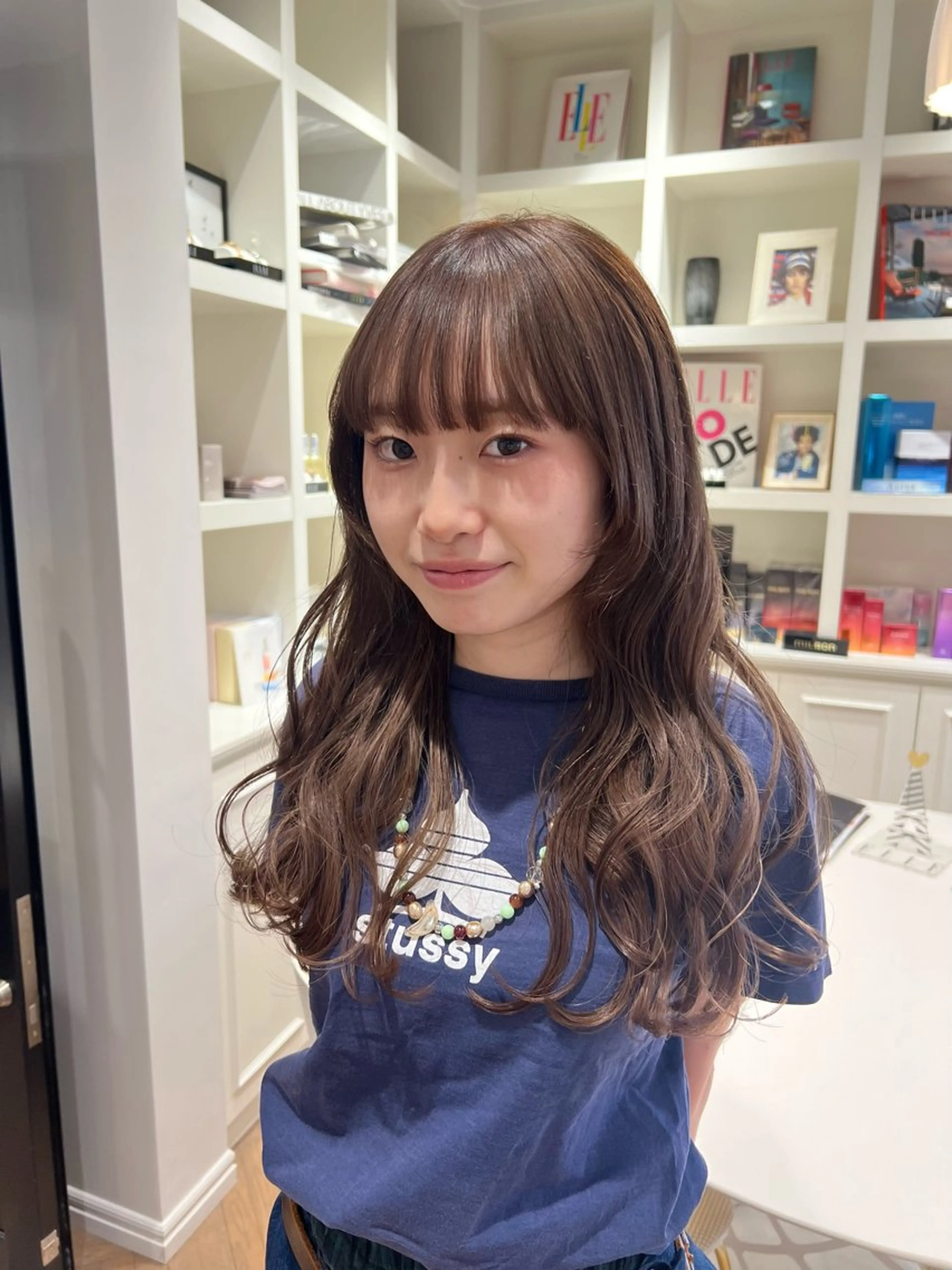 ロング カラー カット ヘアカラー 似合わせ/レイヤー 💟SAEのヘアスタイル