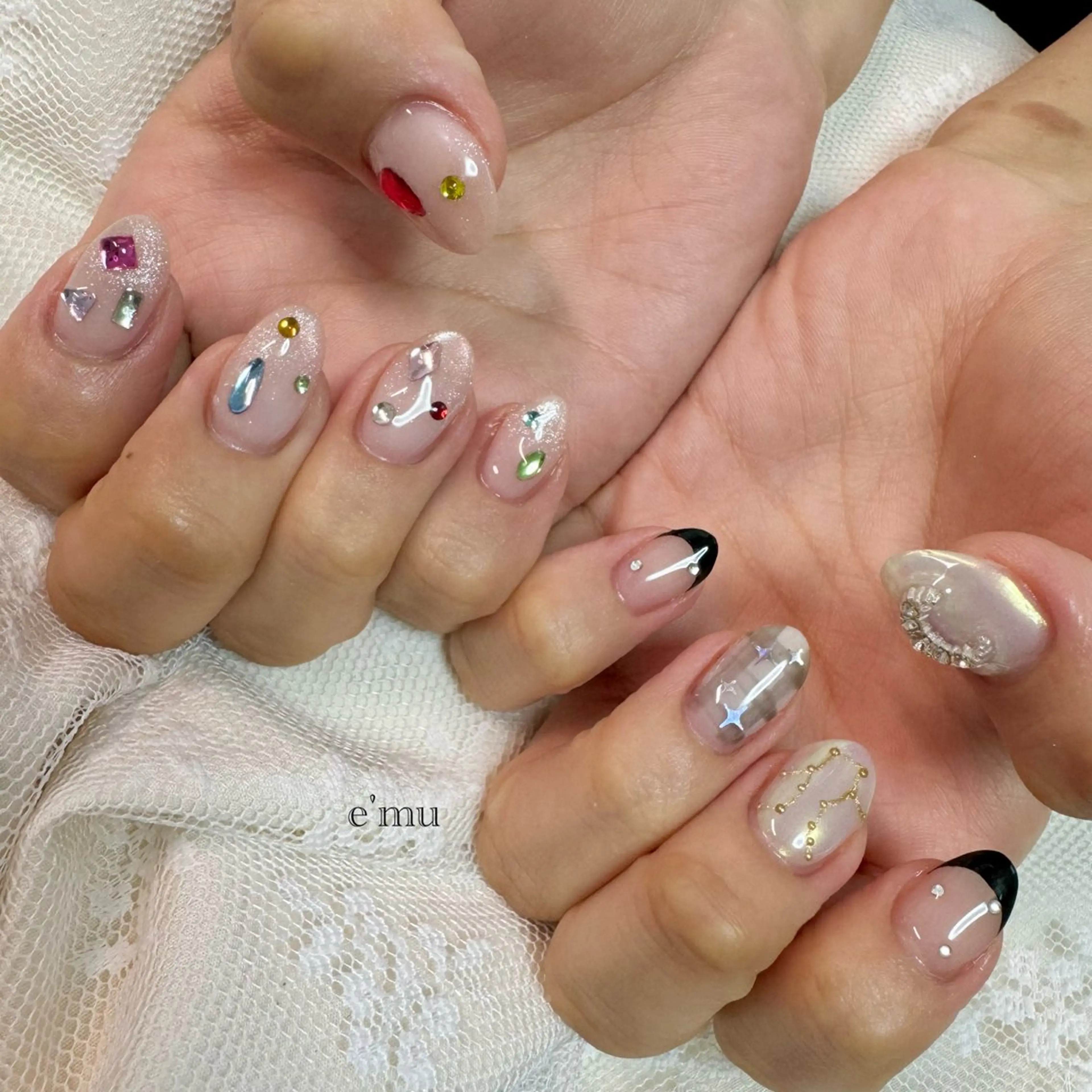 ネイル ハンドネイル nail salon e'mu💐のネイルデザイン