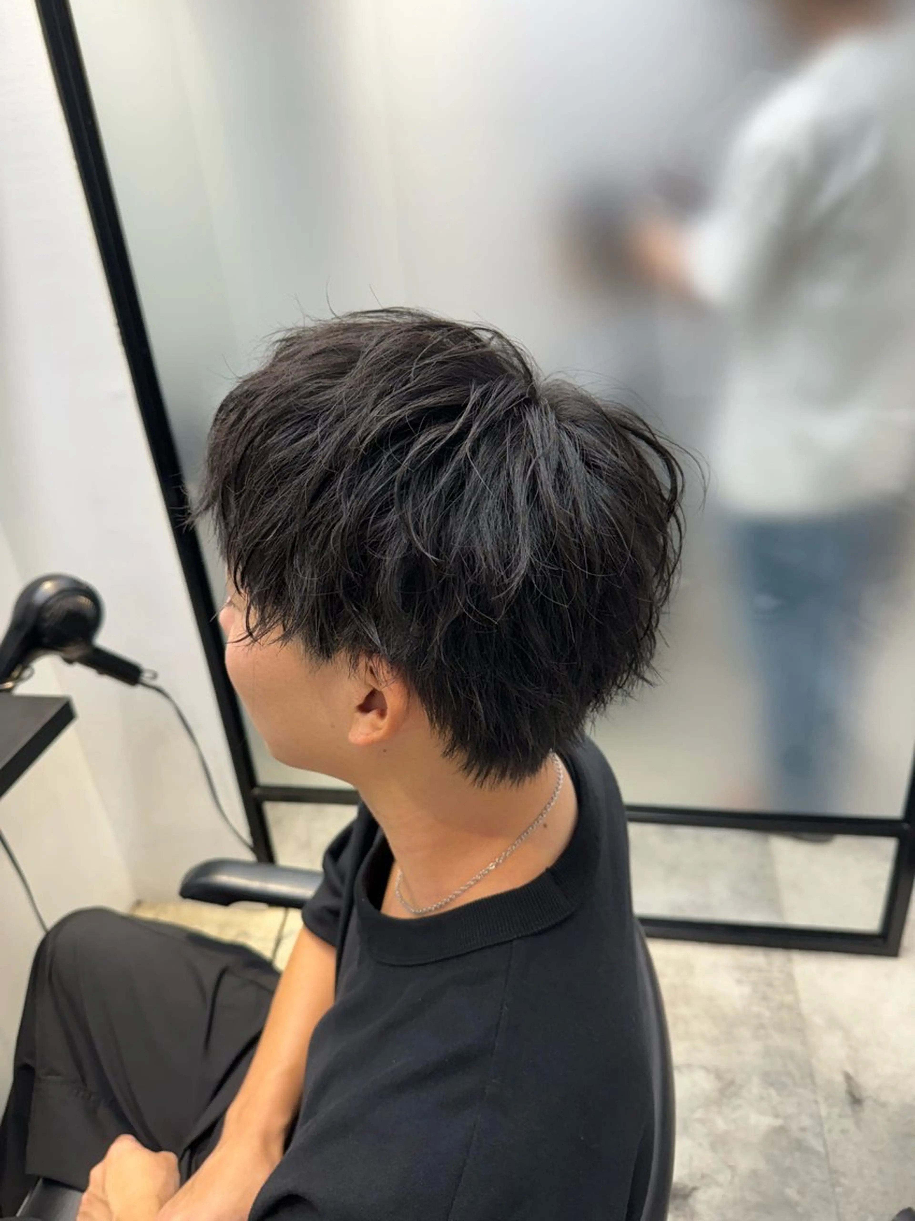 ショート カット パーマ トリートメント 佐藤景流/髪質改善/ 艶髪/メンズのヘアスタイル