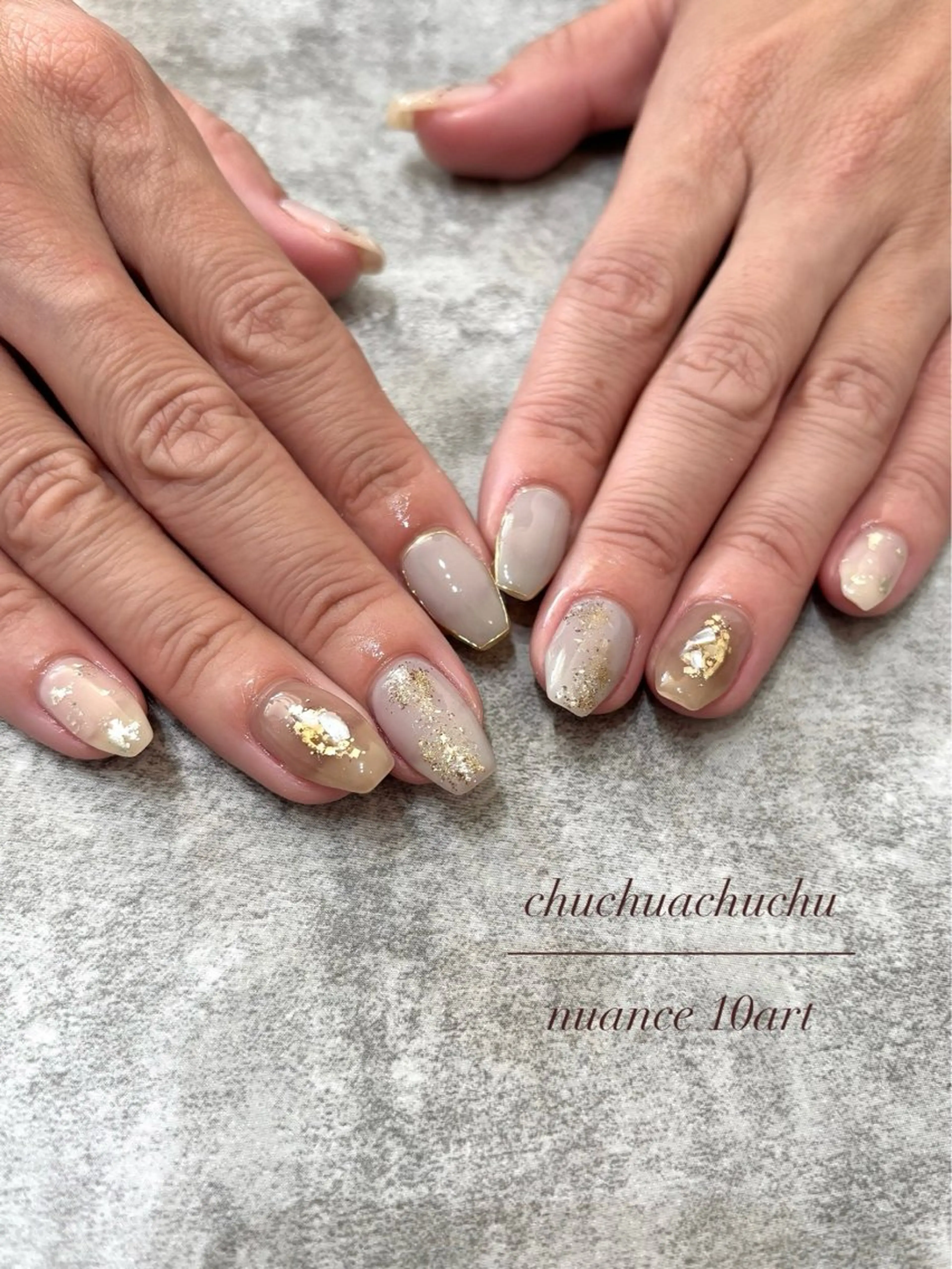 ネイル チュチュアチュチュ mareのネイルデザイン