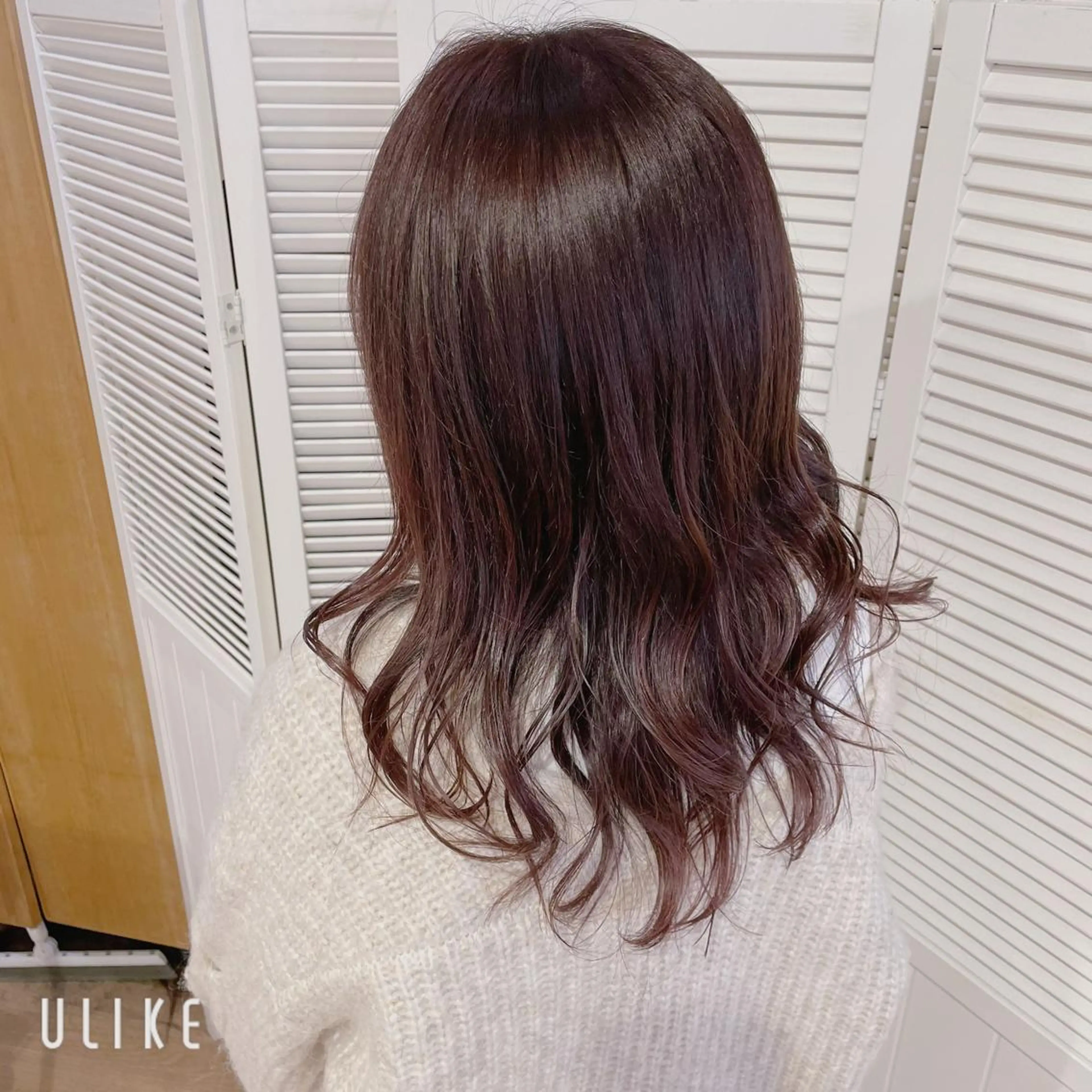 セミロング カラー ヘアアレンジ なつき/艶ピンク/ girly hairのヘアスタイル