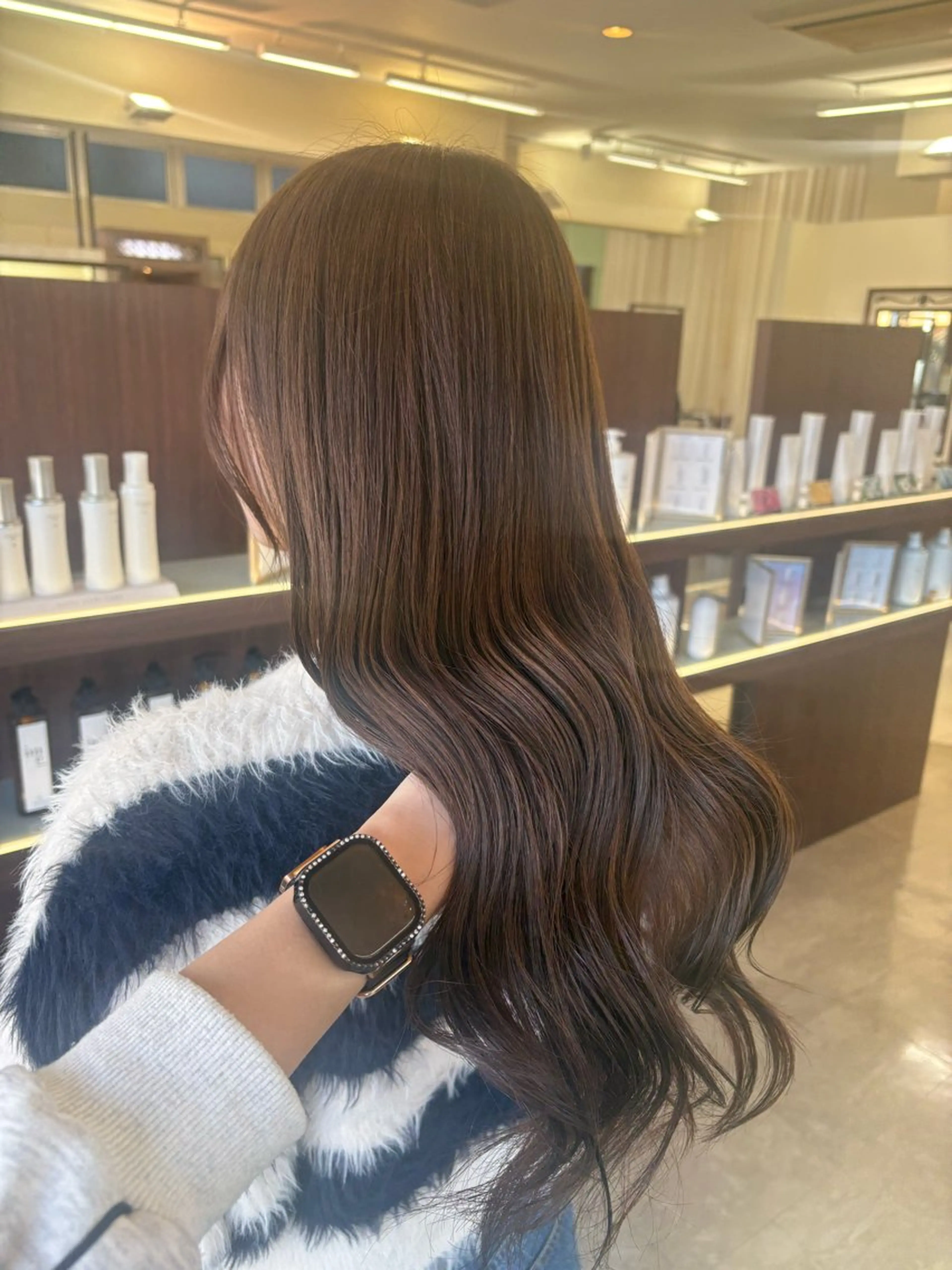 カラー ベージュカラー ヘーゼル カット ヘアカラー 垢抜けデザイナー/ ハイトーン/朝倉友香のヘアスタイル