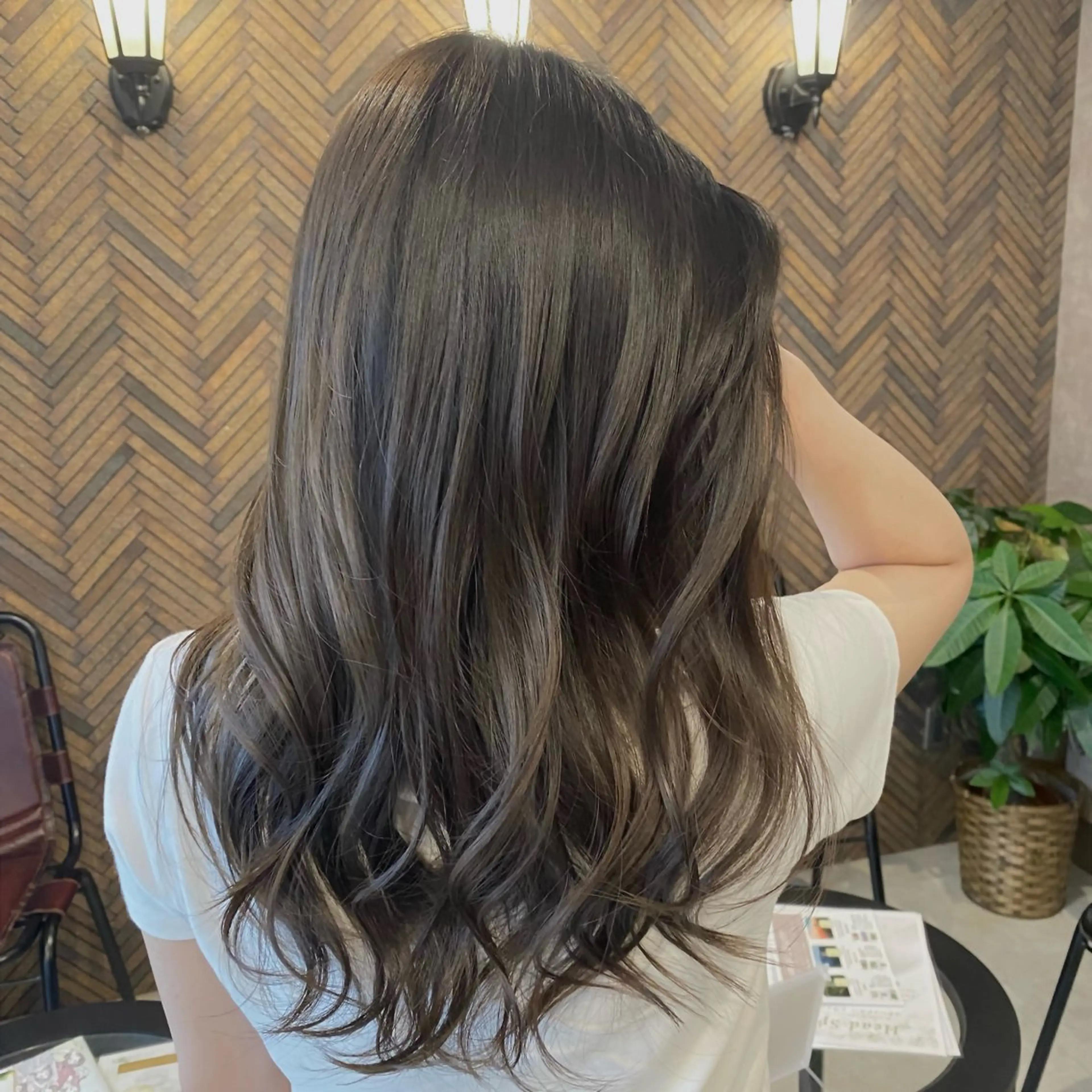 ロング カラー カット トリートメント tocca 💜石田愛結💜のヘアスタイル