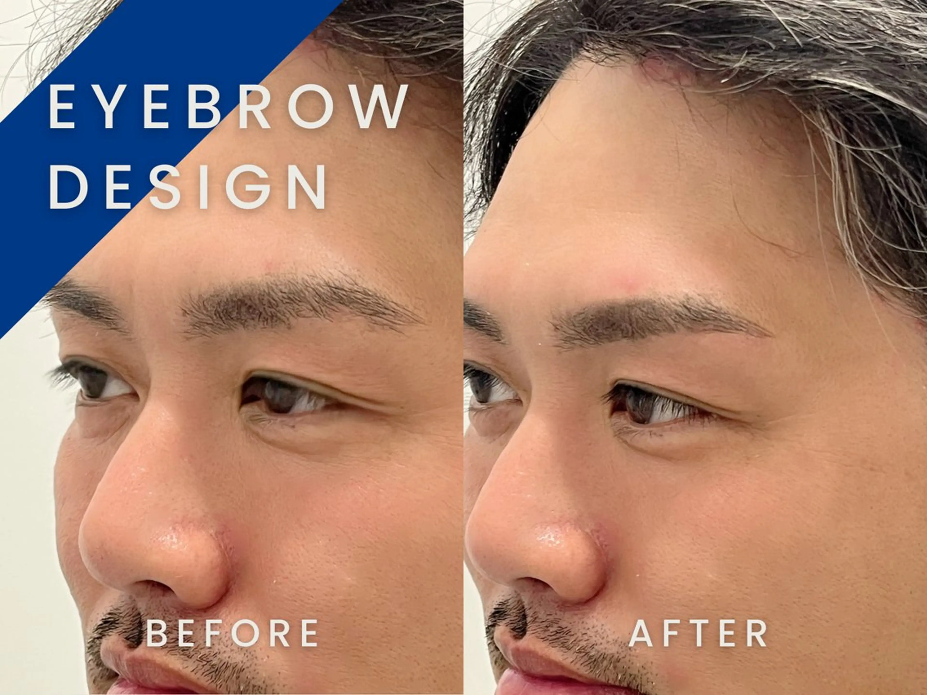 メンズ アイブロウ ワックス脱毛 その他(アイブロウ) M DIALILY 加納達也の眉毛・アイブロウイメージ