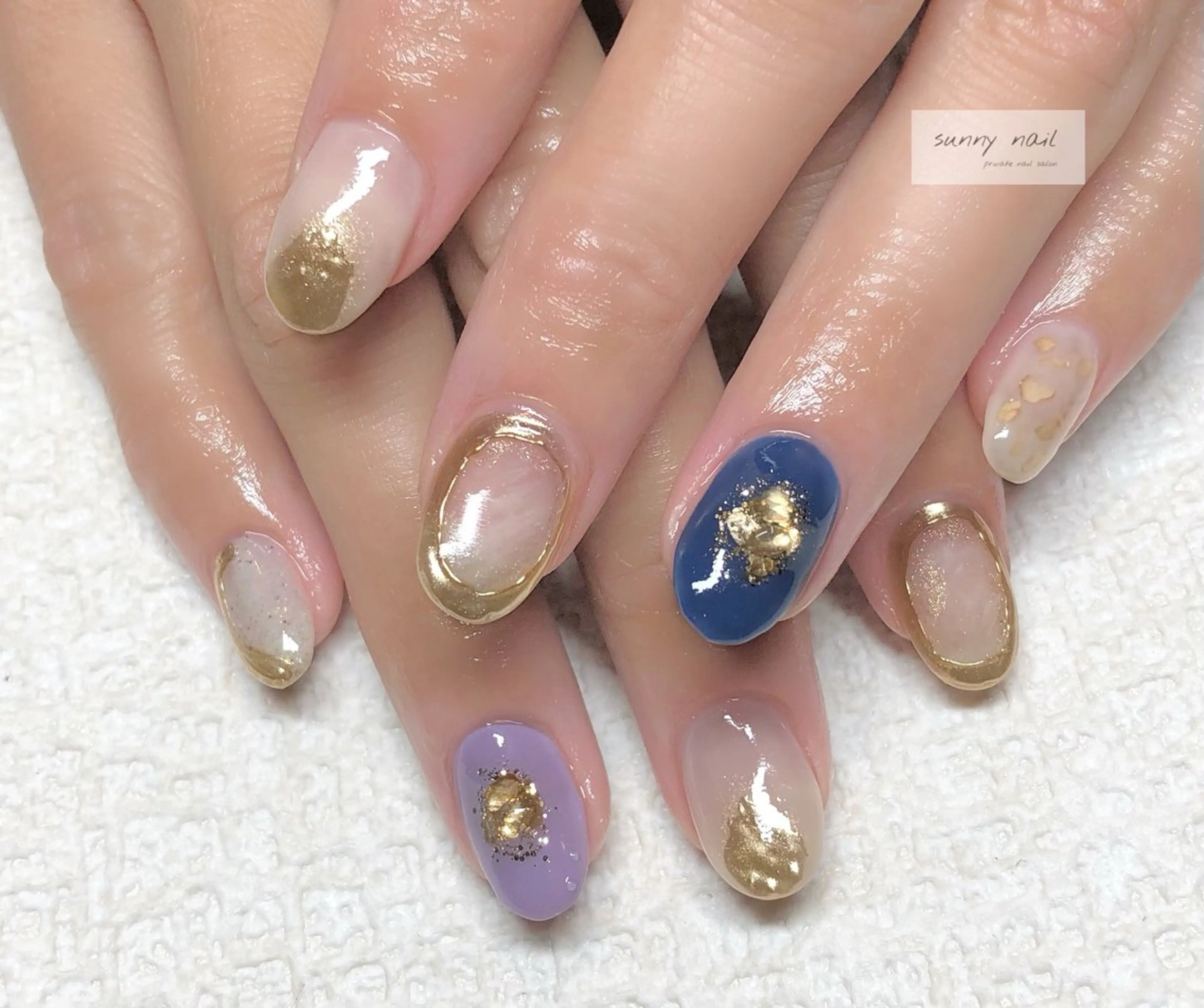 ネイル ミラーネイル sunny nailのネイルデザイン