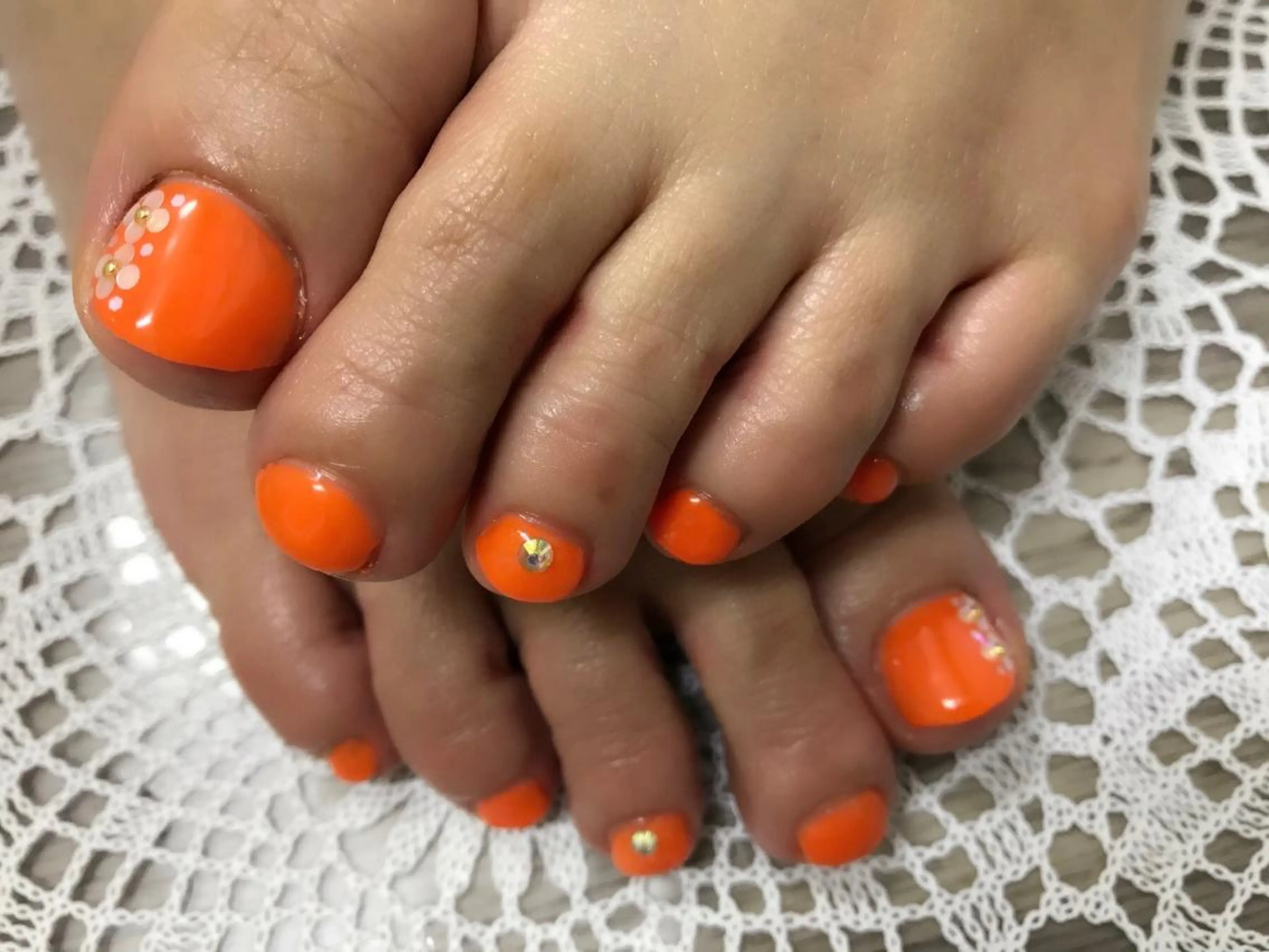 ネイル ストーンネイル favoris nail🌼のネイルデザイン