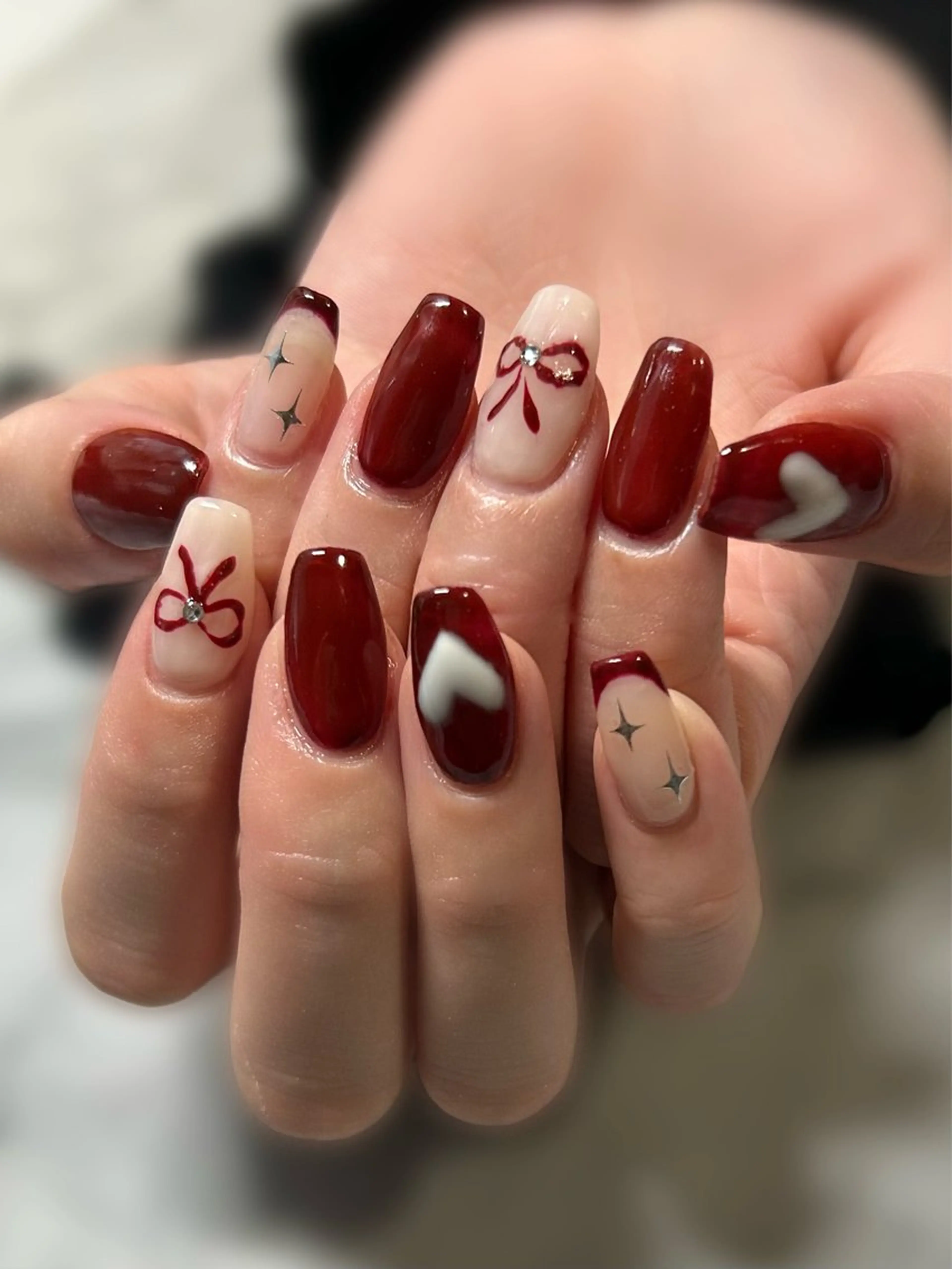 ネイル アートネイル ワンカラーネイル 長さ出し専門HALE NAIL さとうのネイルデザイン