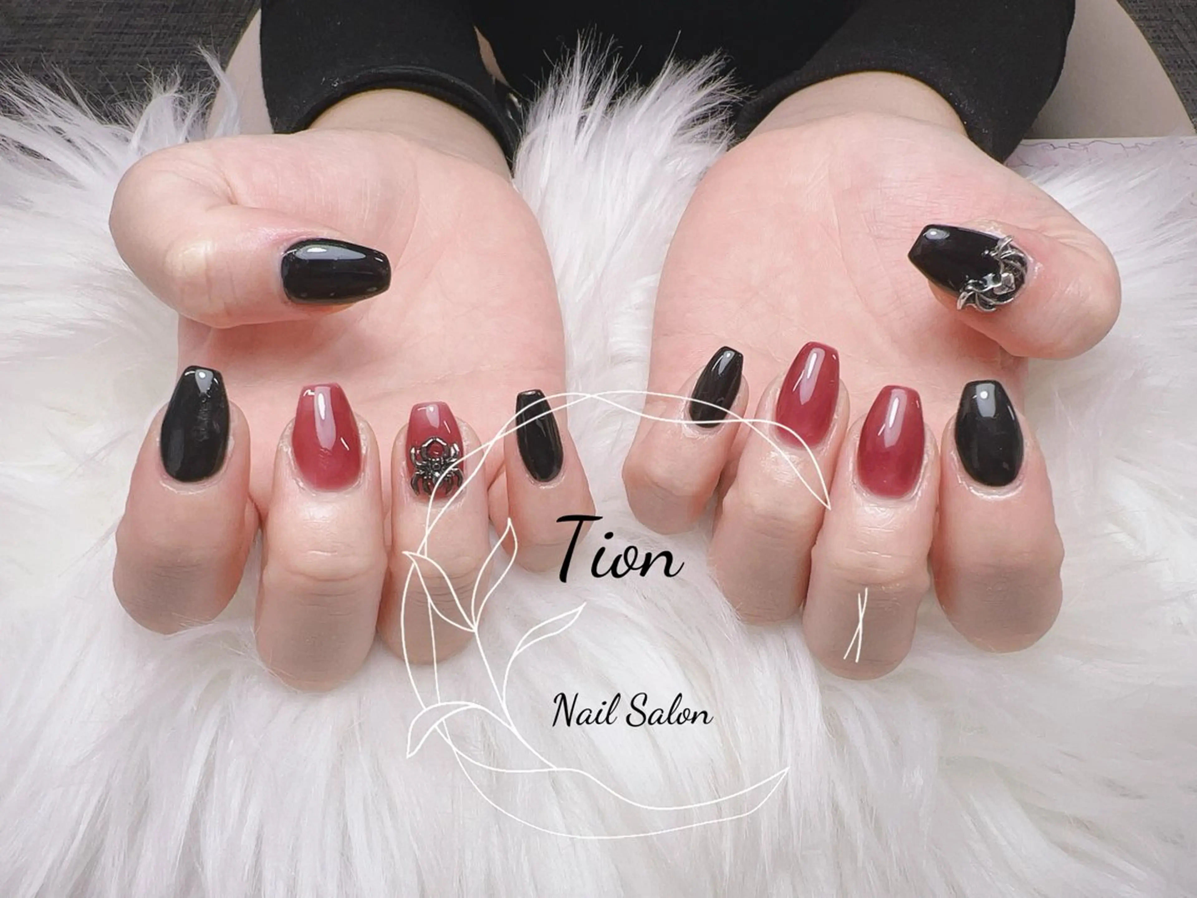 ネイル 長さ出し フットネイル ジェルネイル 韓国ネイル マグネットネイル Nailsalon Tion二子玉川店のネイルデザイン