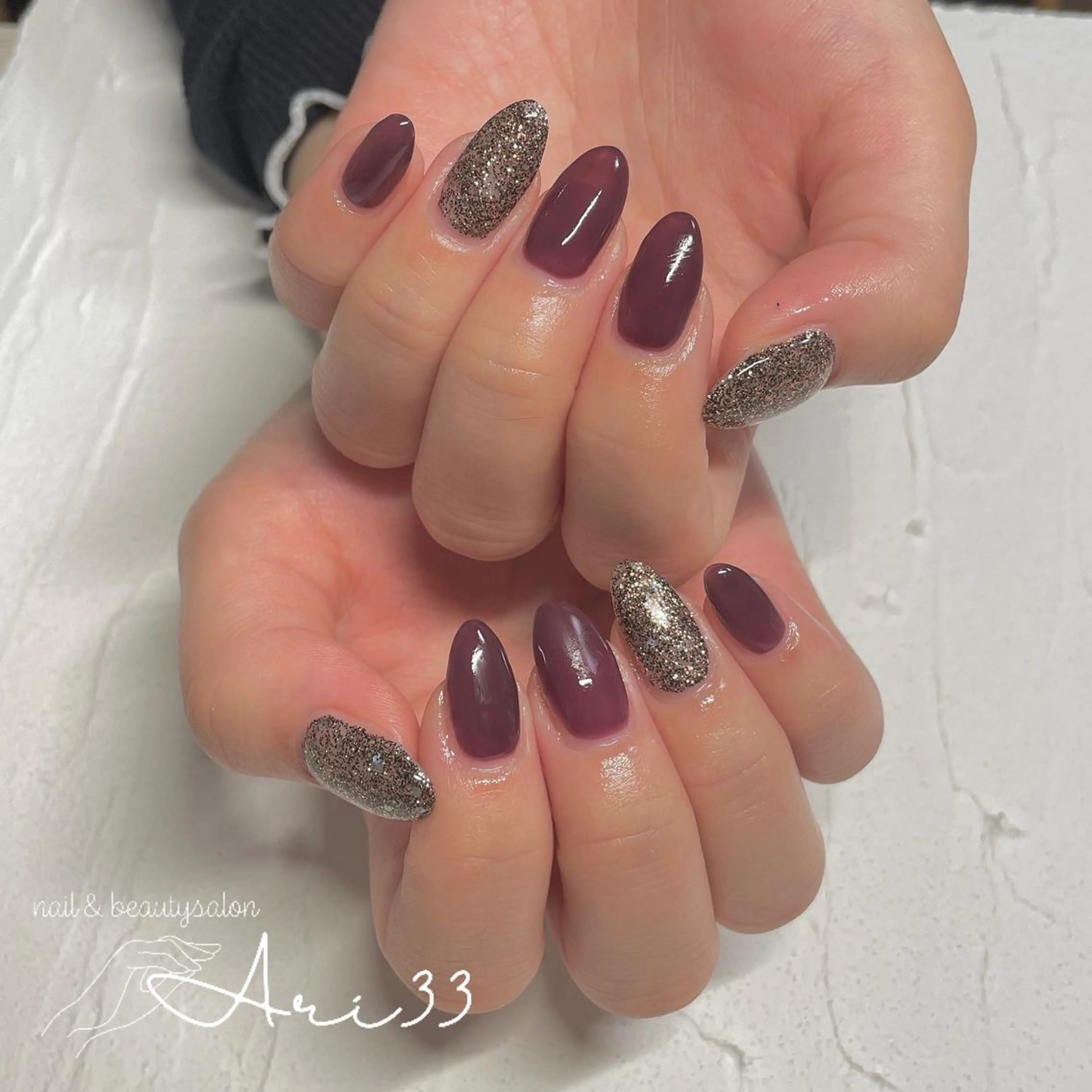 ネイル ハンドネイル プライベートサロン Ari33nailのネイルデザイン