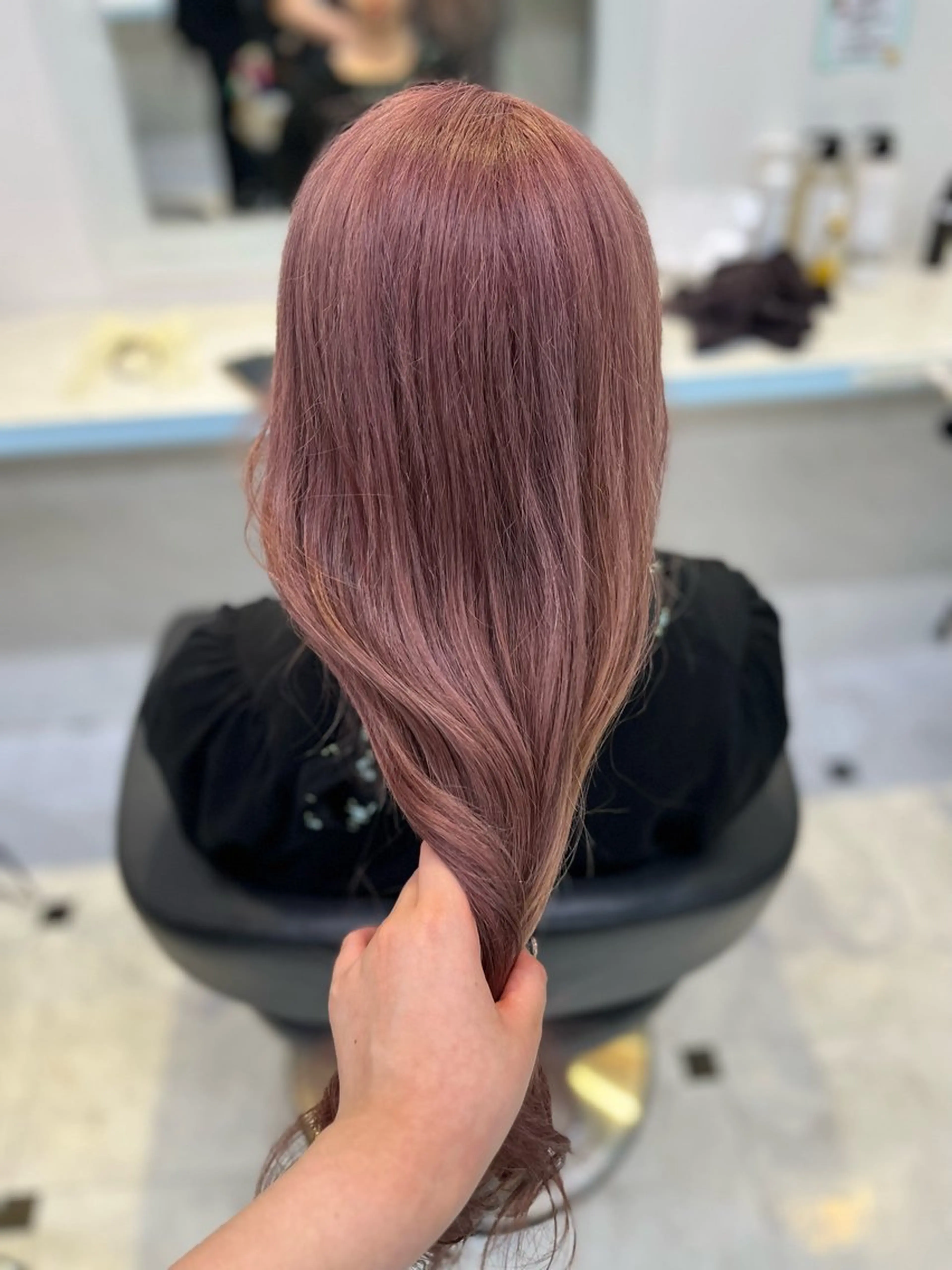 ミディアム カラー ヘアアレンジ 愛されカラー🩷 はるなのヘアスタイル