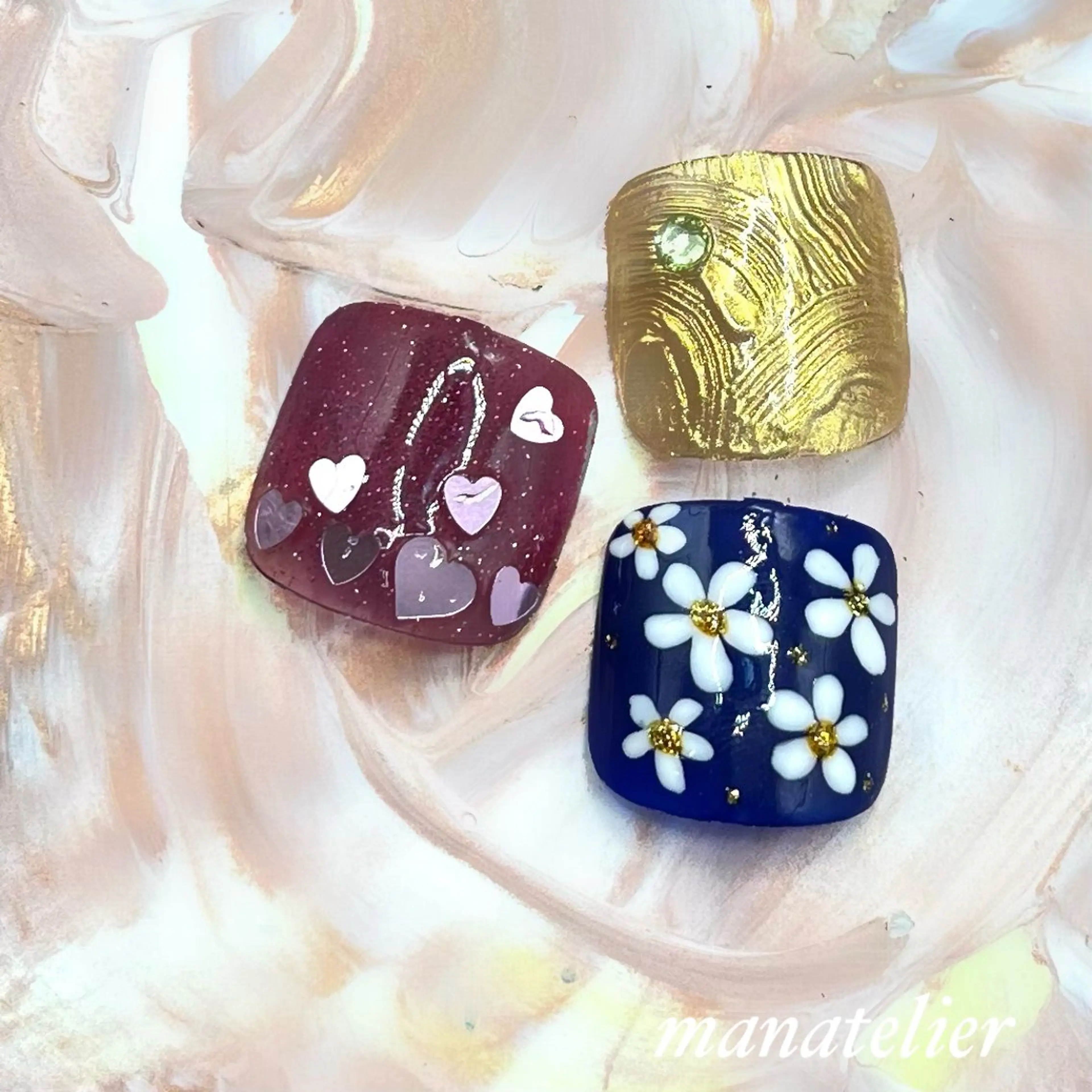 ネイル フットネイル manatelier マナトリエのネイルデザイン