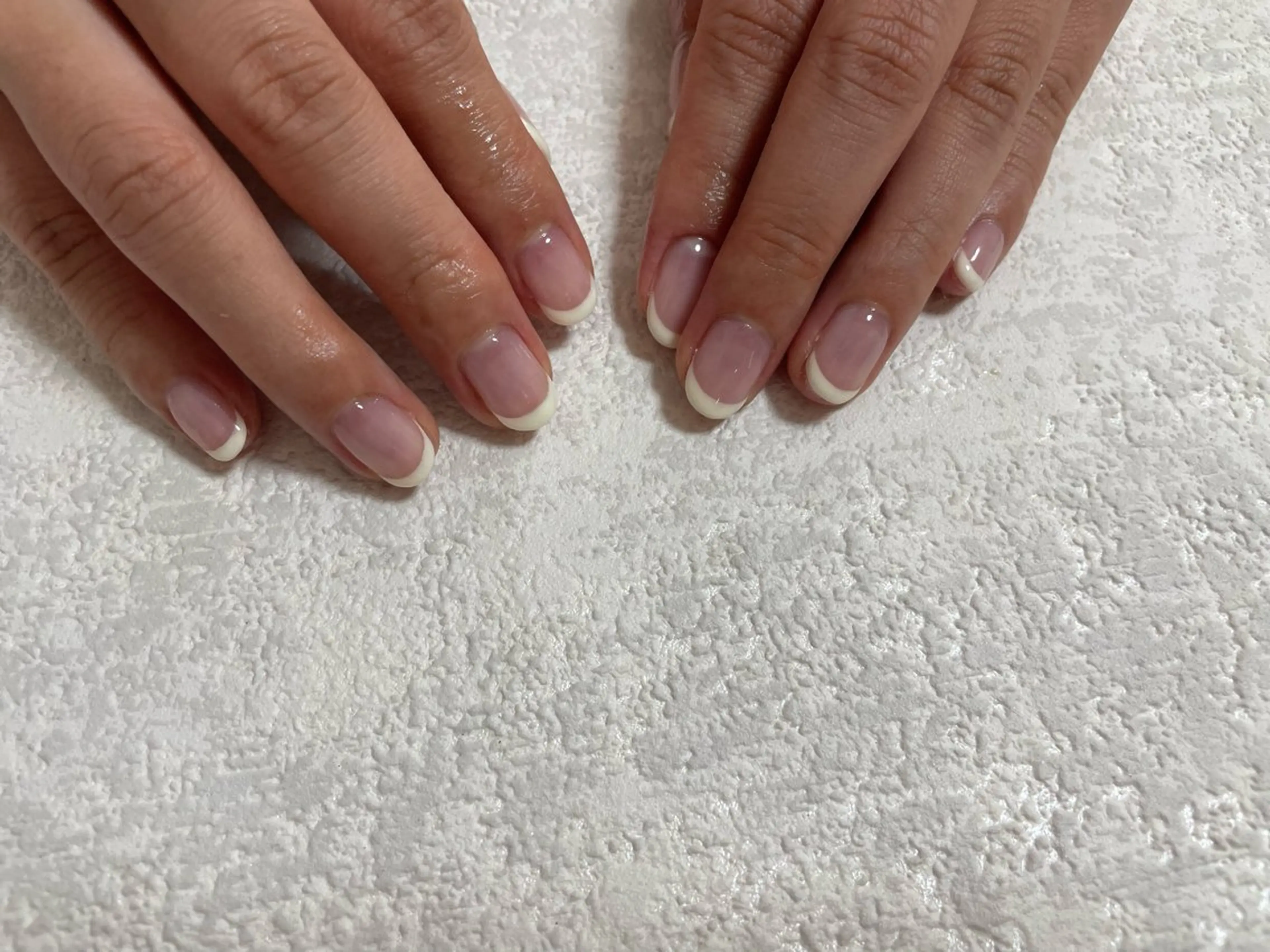 ネイル フレンチネイル ジェルネイル 韓国ネイル メンズネイル パラジェル kiki nail たまプラーザのネイルデザイン