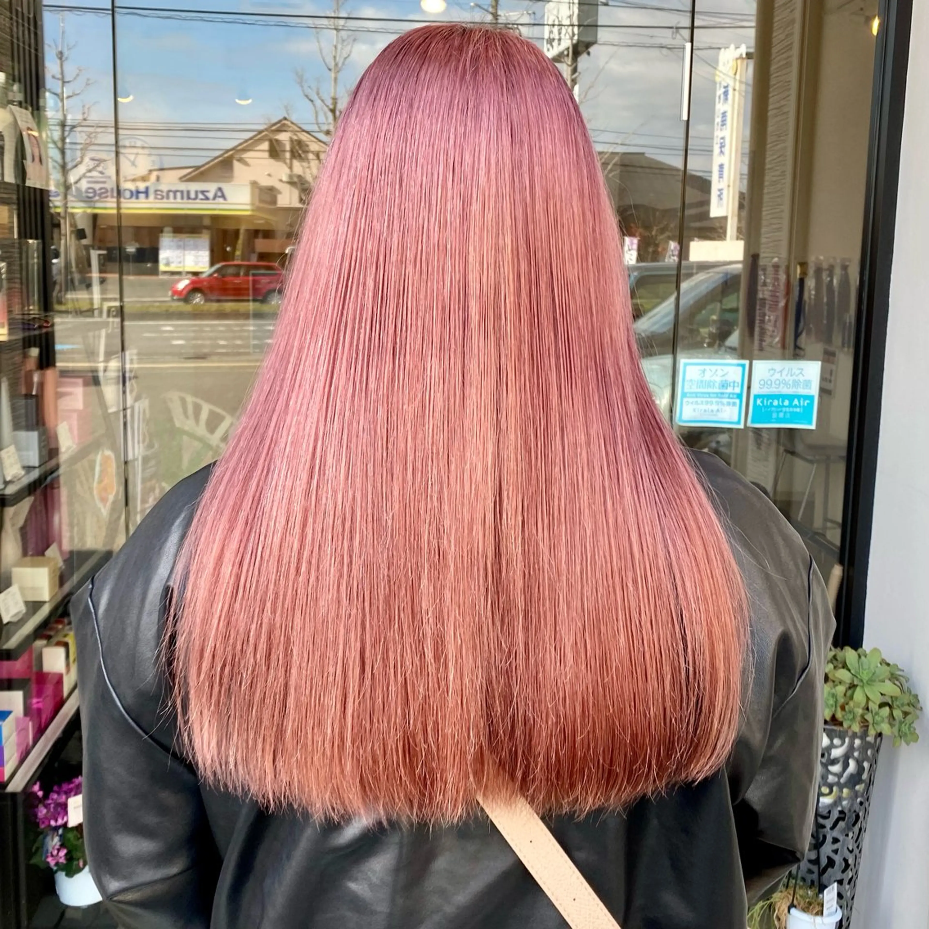 ロング カラー 惣木 菜穂のヘアスタイル