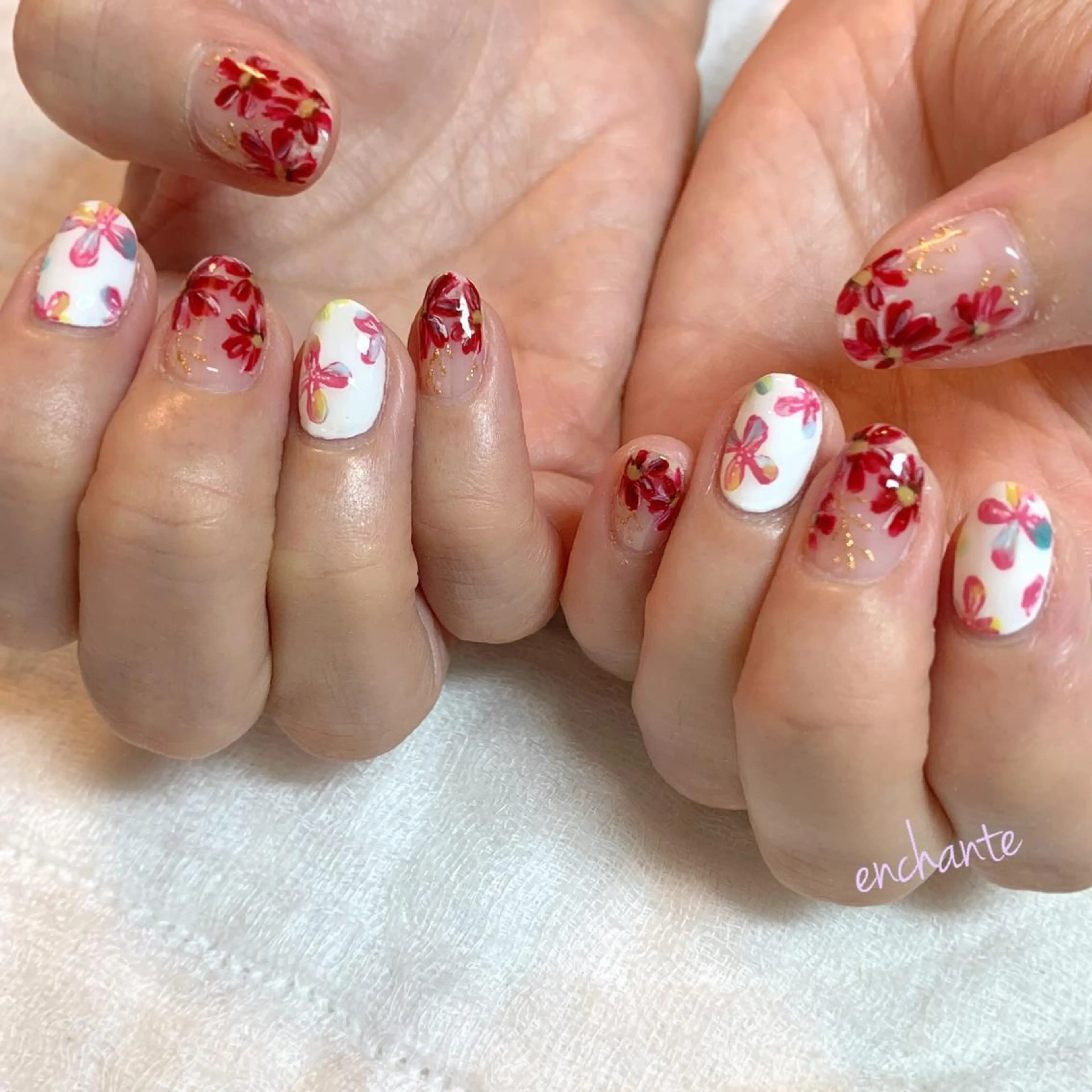 ネイル アンシャンテ所属・enchante 自由が丘のネイルデザイン