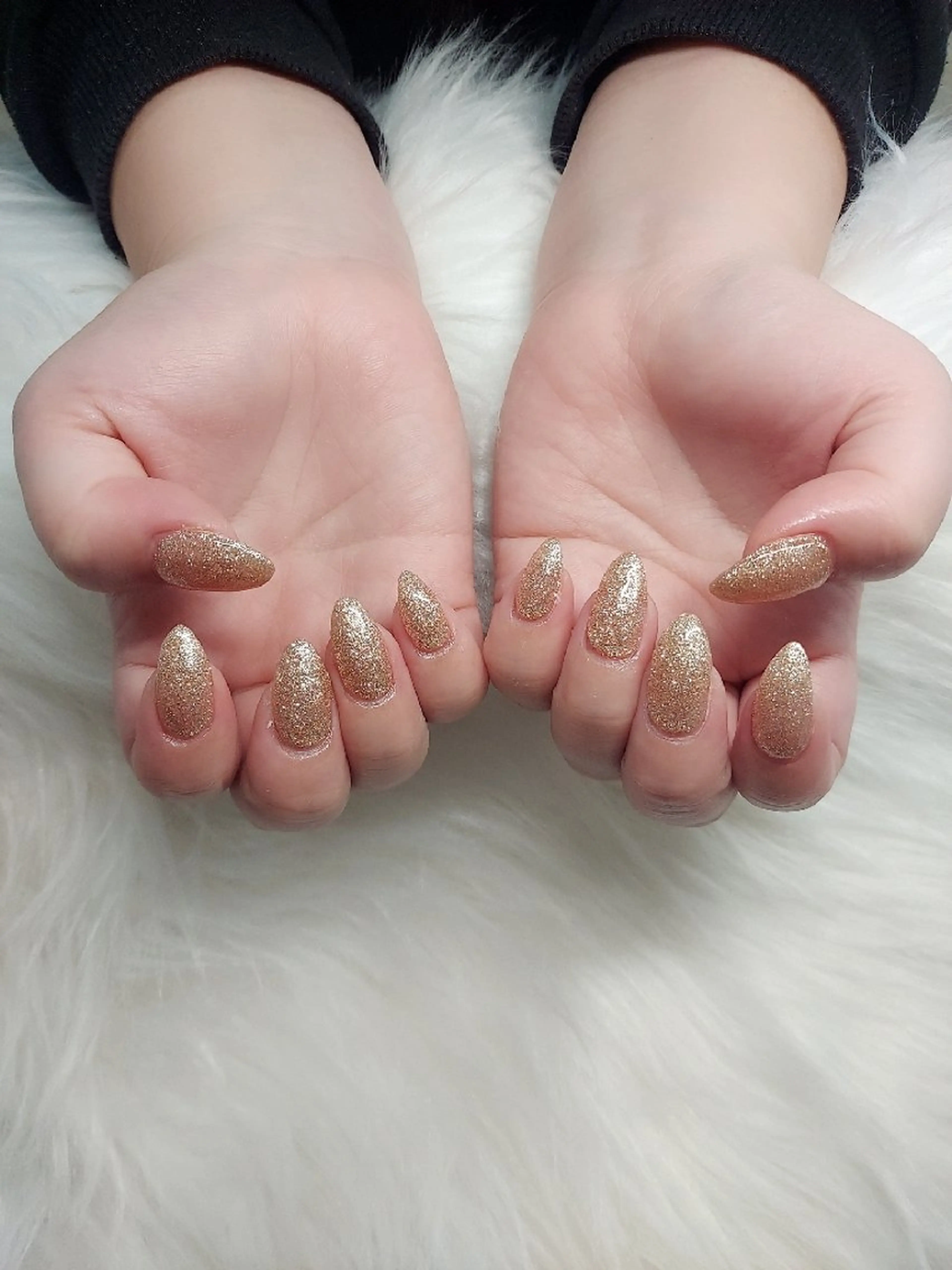 ワンカラーネイル　オフ込の写真