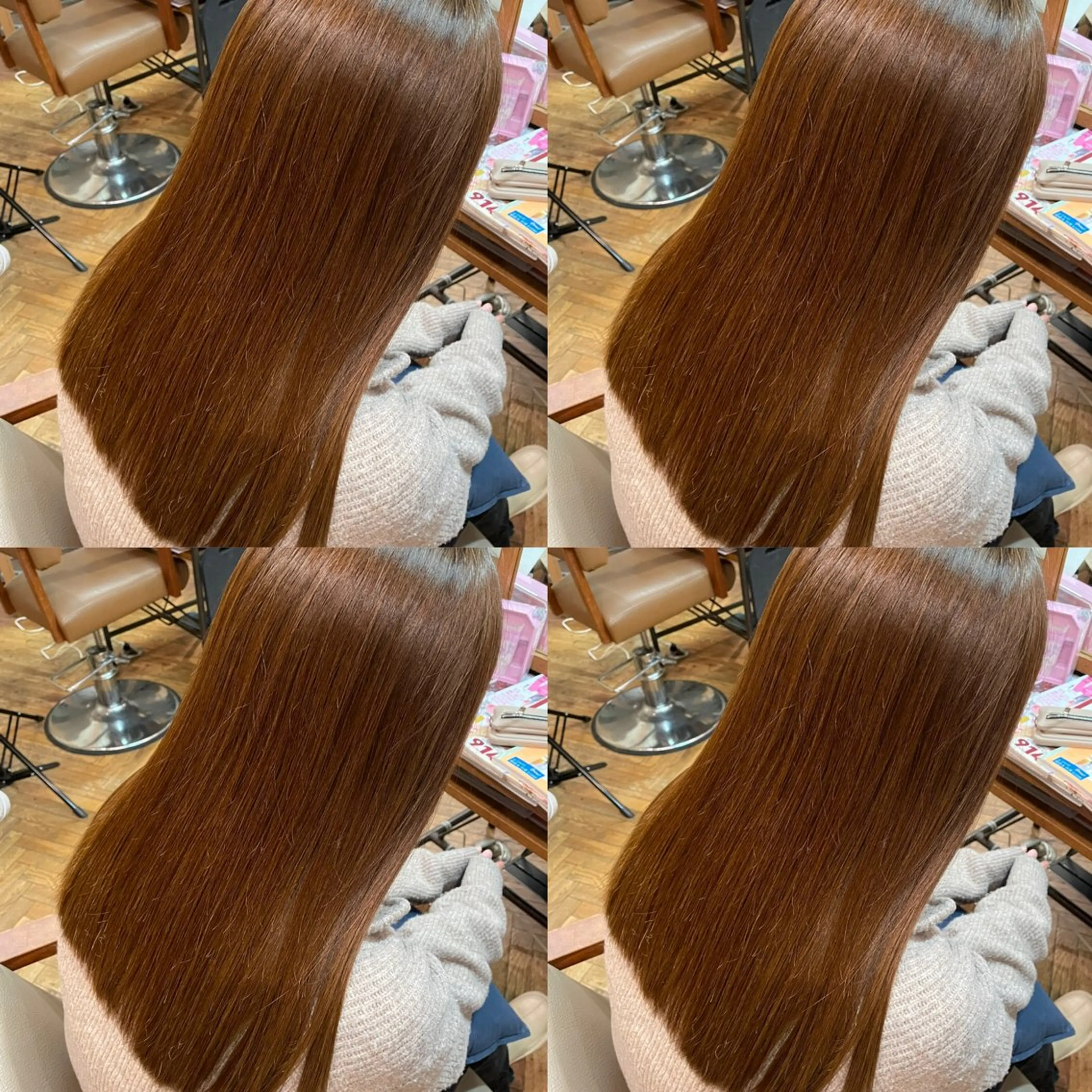 【お肌に合わせた似合わせカラー】✂️小顔カット ×透明感ワンカラー🎨の写真