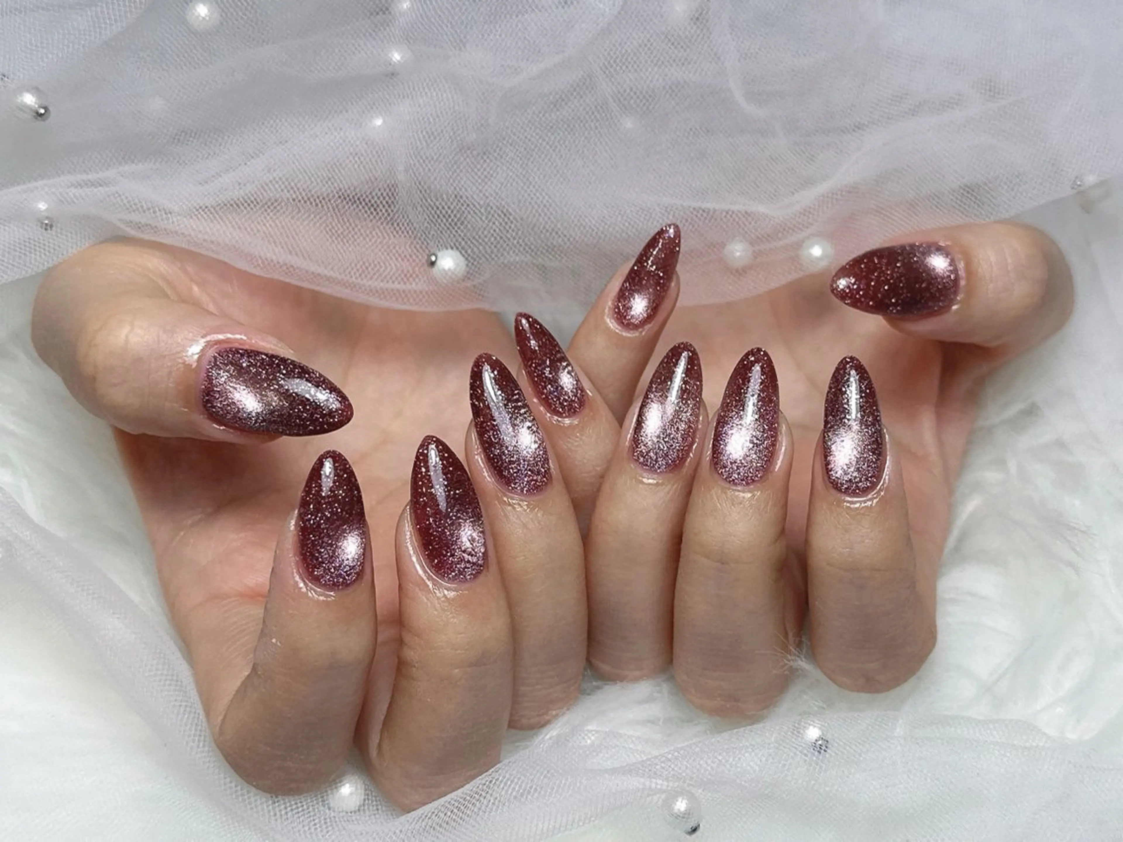 ネイル ハンドネイル 【Eclat ｴｸﾗ】nail＆beauty所属・Eclat〔ｴｸﾗ〕 MOEKA𝜗𝜚*のネイルデザイン