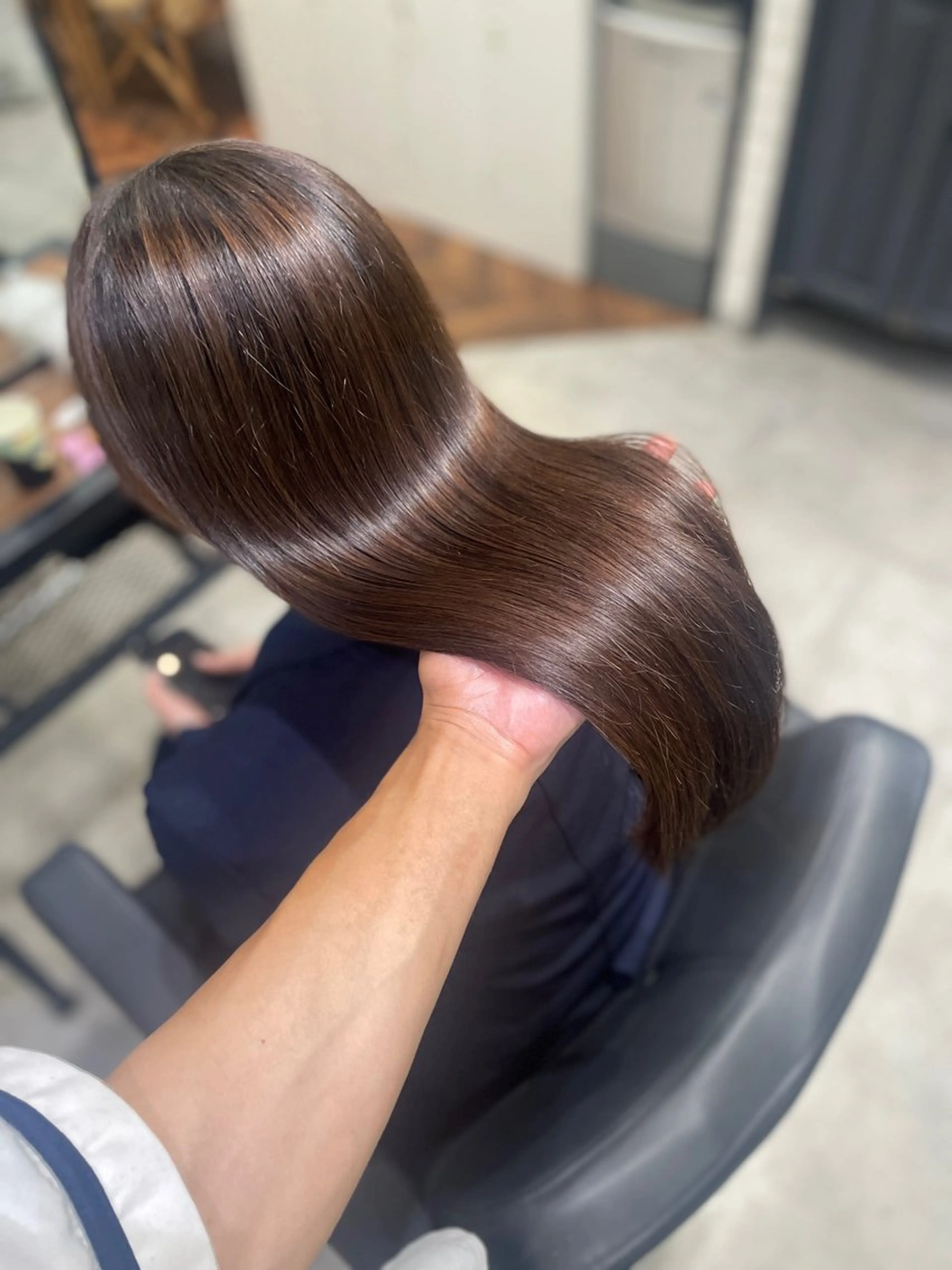 セミロング 髪質改善 トリートメント カット トリートメント 杉野/髪質改善 Zina博多店長のヘアスタイル