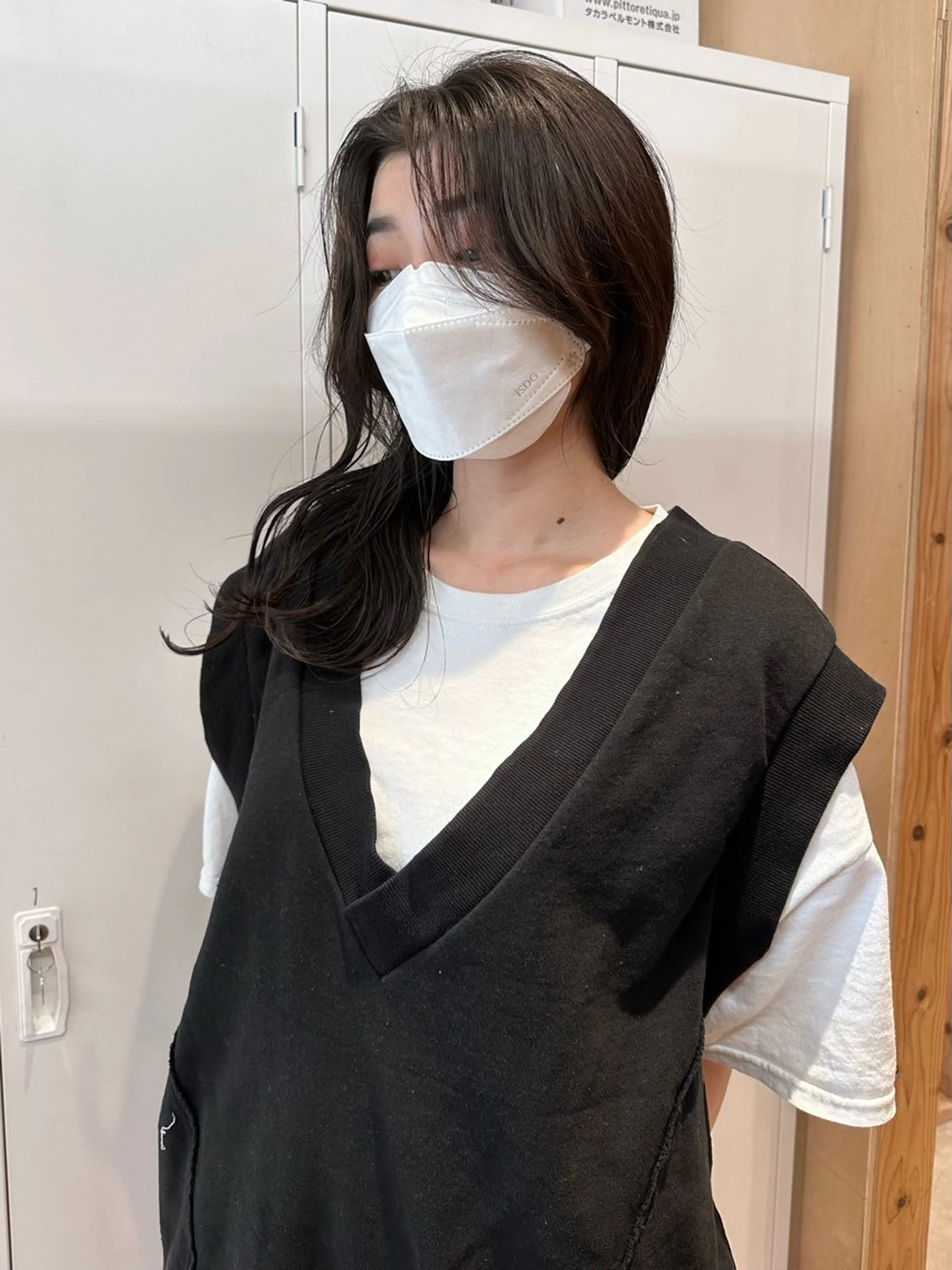 ロング 韓国ヘア/ワンホン ちひろのヘアスタイル