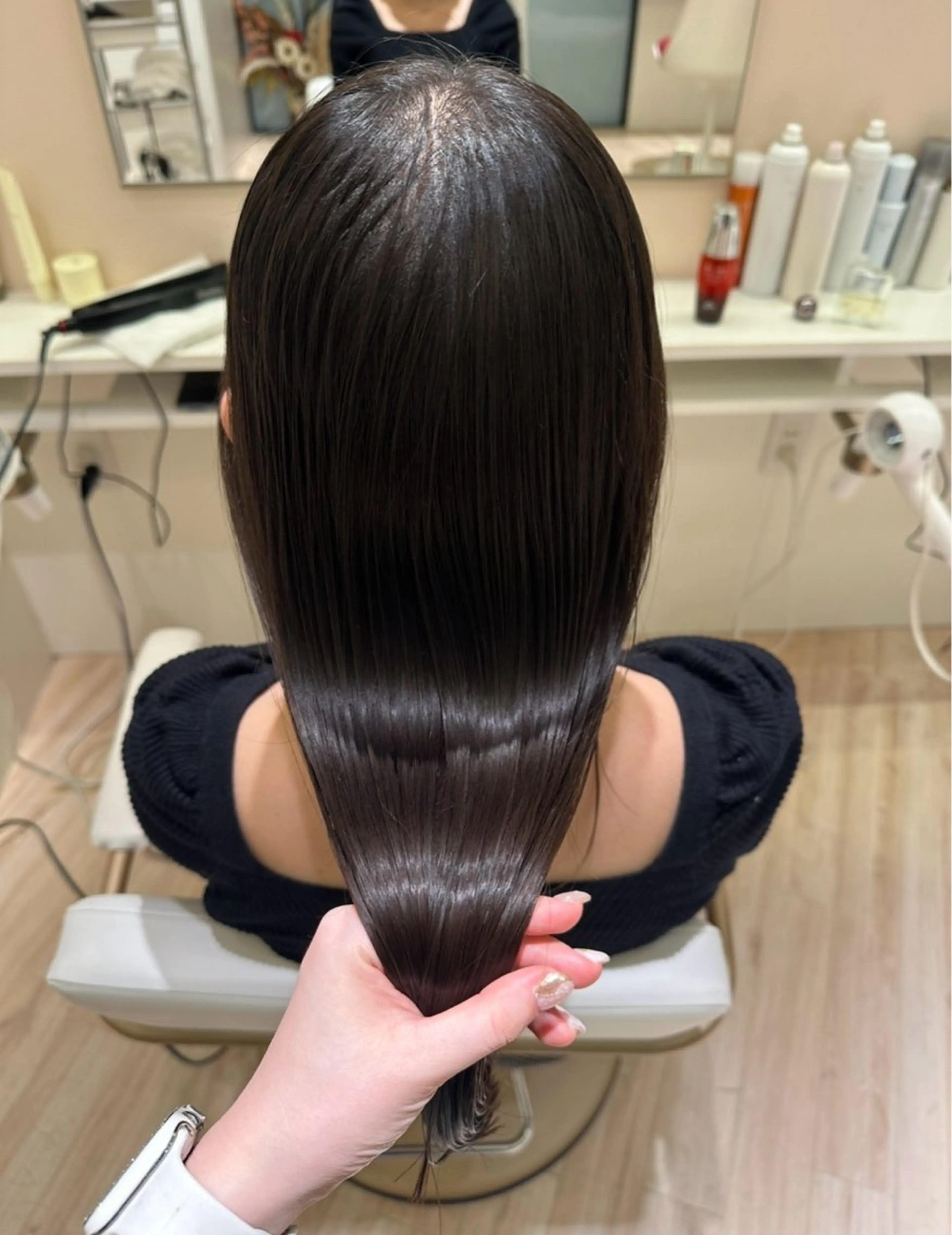 ロング カラー カット トリートメント ParveMix🎀 稲垣詞葉のヘアスタイル