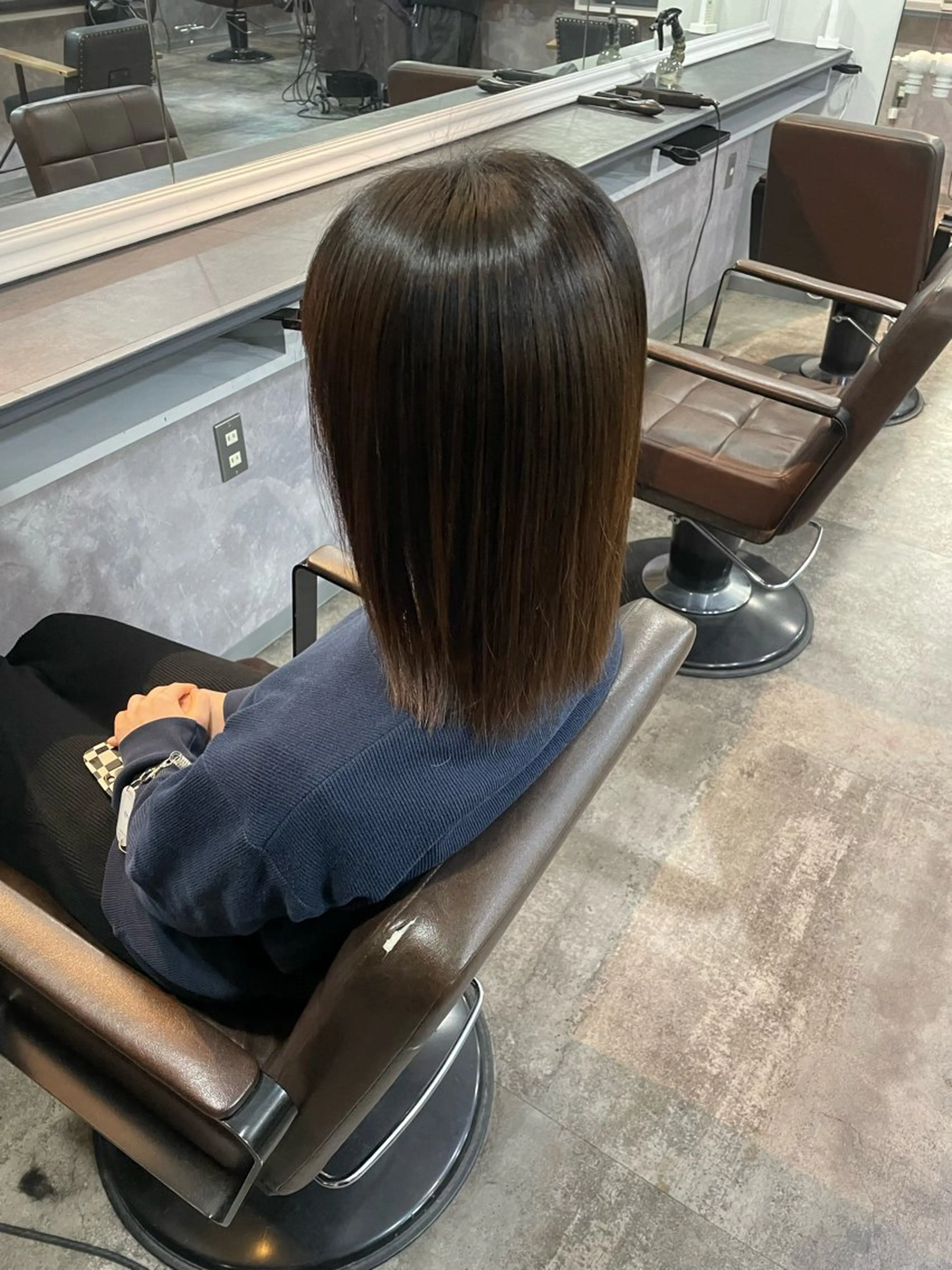 セミロング 鈴木 大夢のヘアスタイル