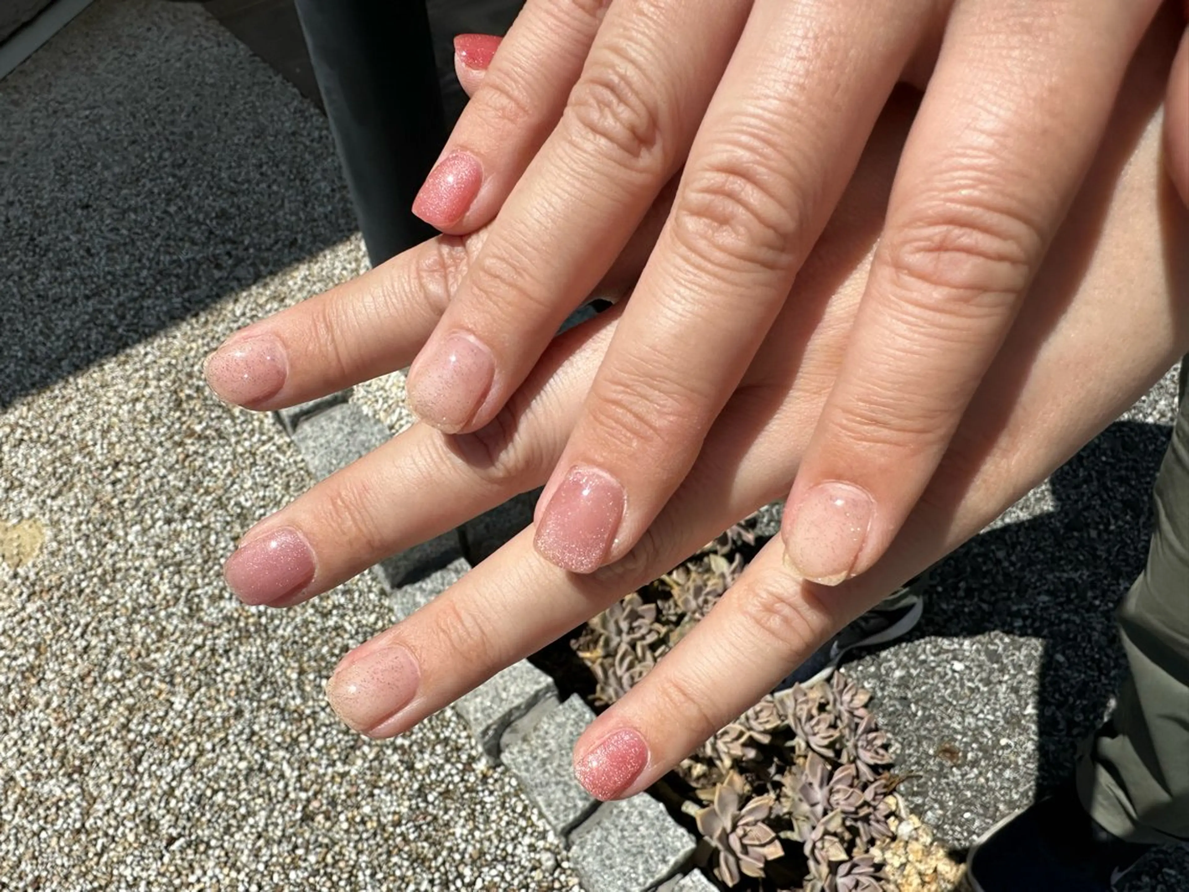 ネイル ラメ(グリッター) マグネットネイル ハンドネイル 小林 麻里のネイルデザイン