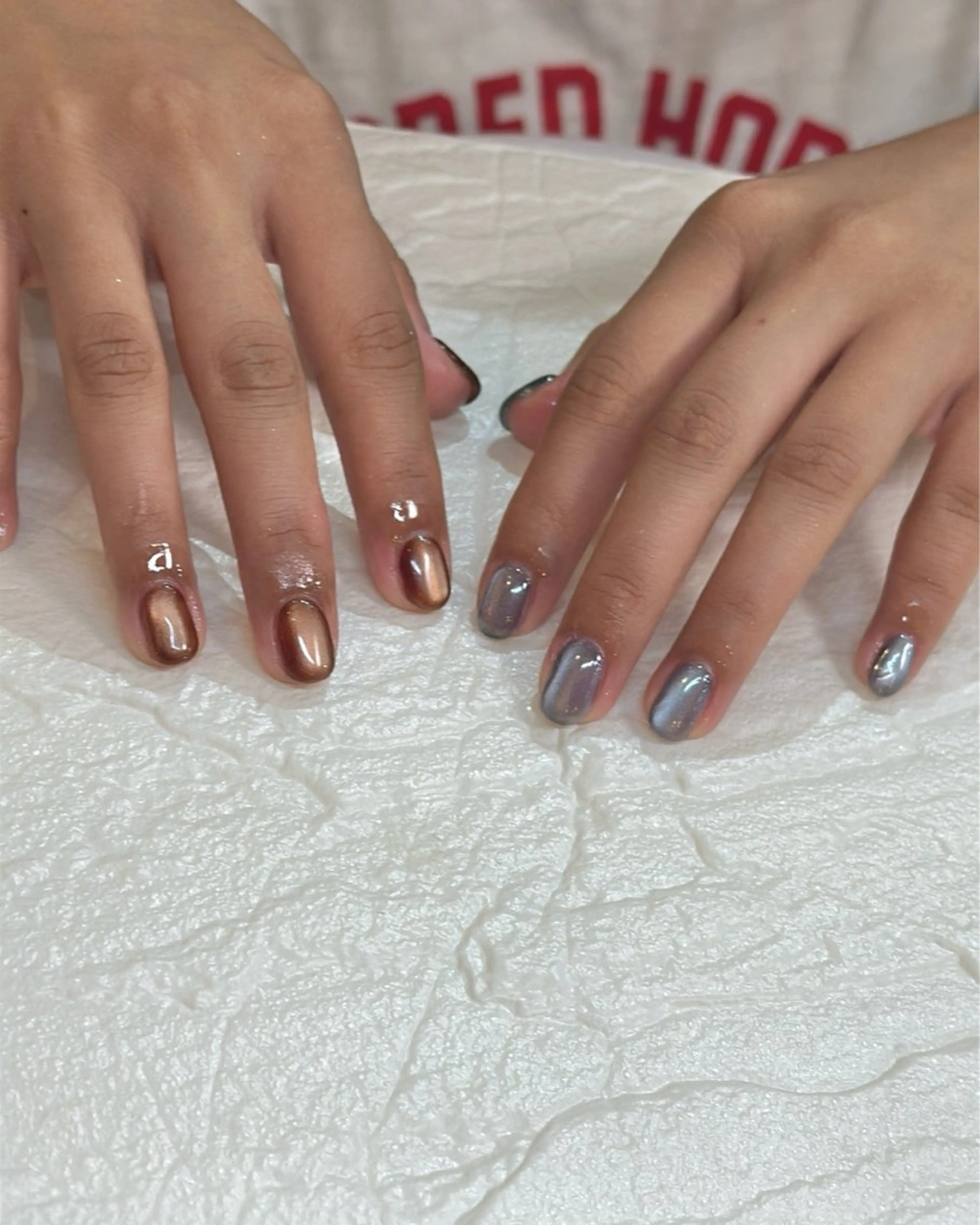 ネイル マグネットネイル ワンホンネイル ハンドネイル lalaroom. nailsalon航空公園店所属・lala room.のネイルデザイン