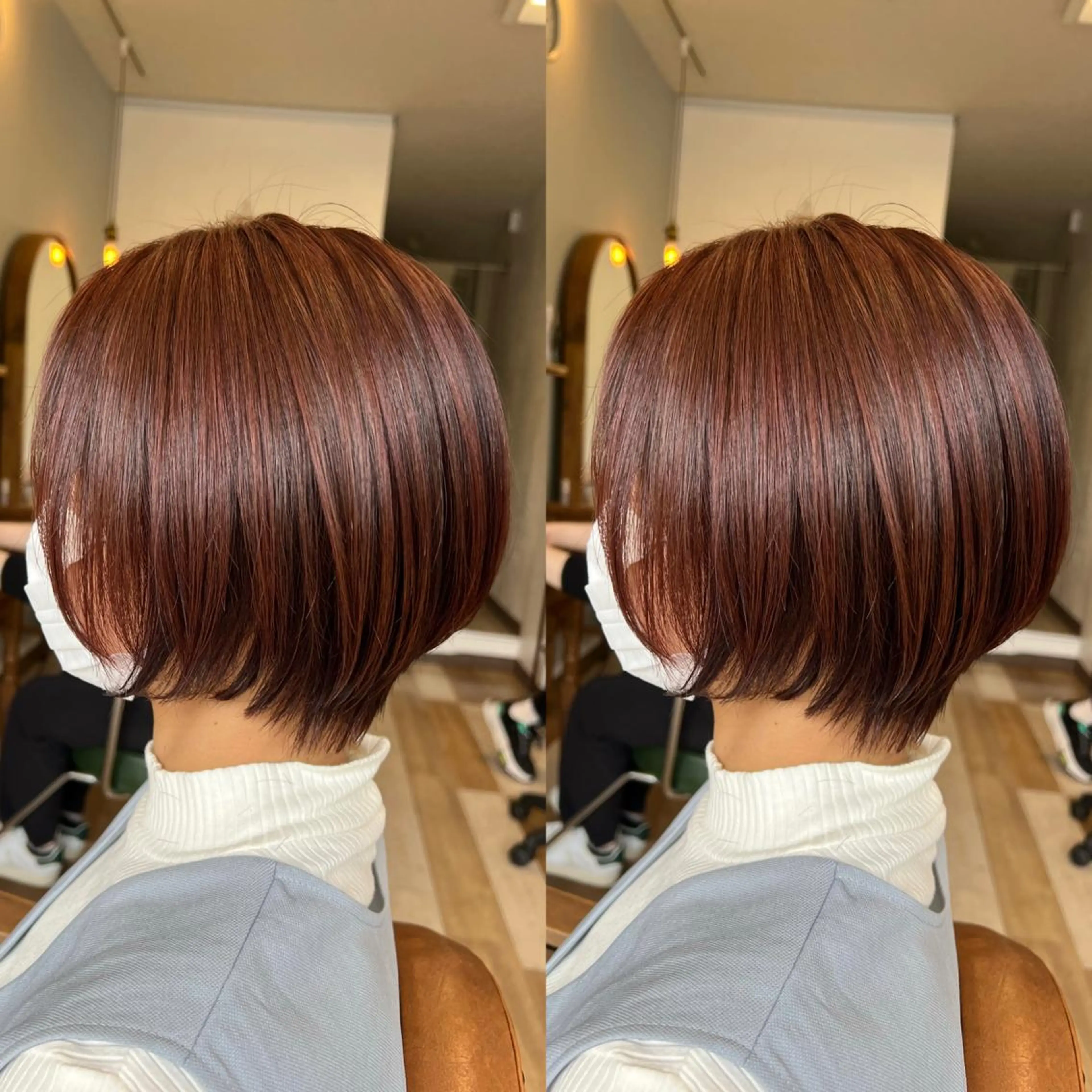 ショート カット ヘアカラー トリートメント ツイスパ/シャドウ 矢吹俊大郎のヘアスタイル