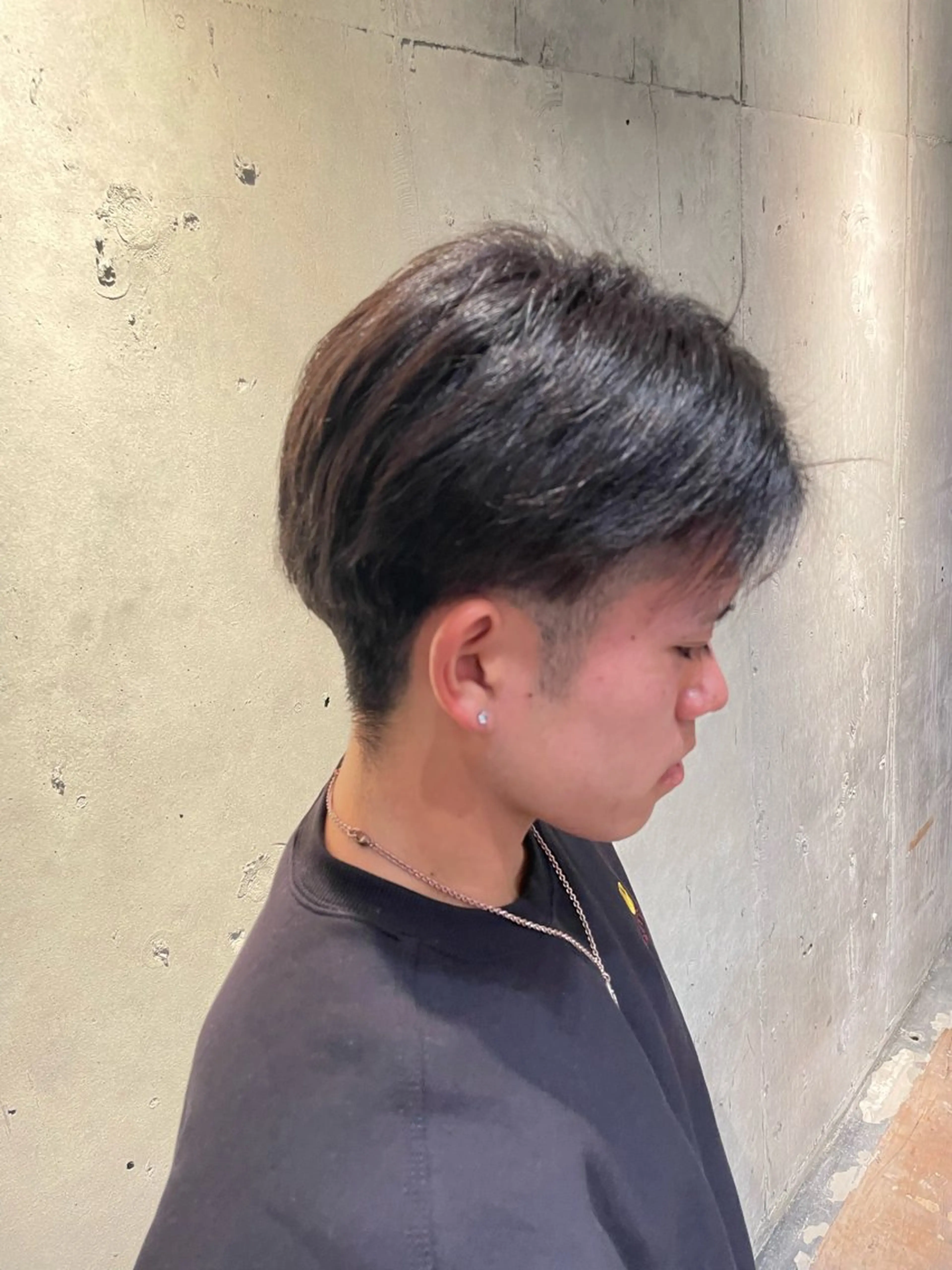 メンズ パーマ/カット/ ショート/安松龍一のヘアスタイル