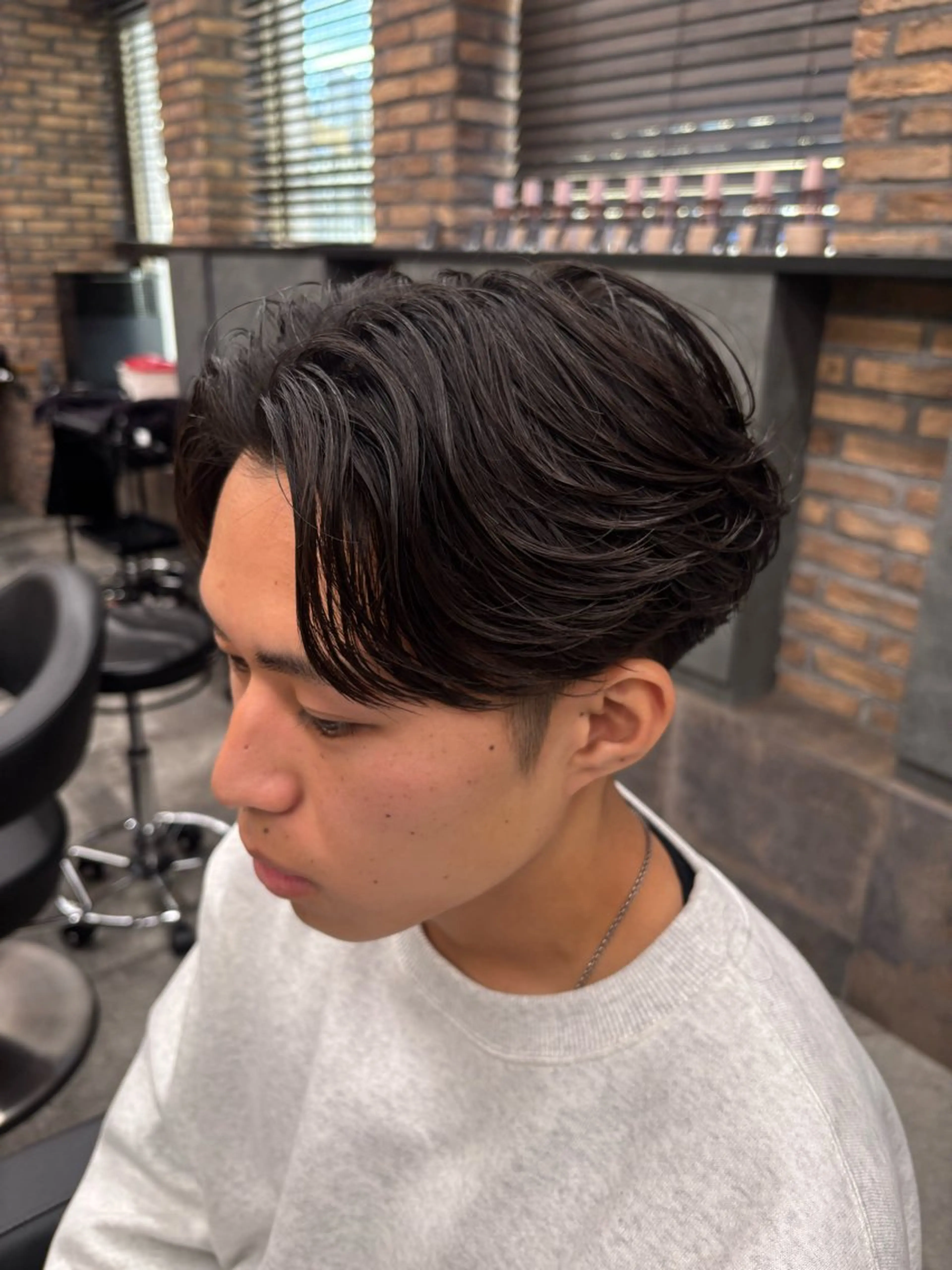 メンズ カット パーマ フェザーパーマ職人 🪽yutoのヘアスタイル