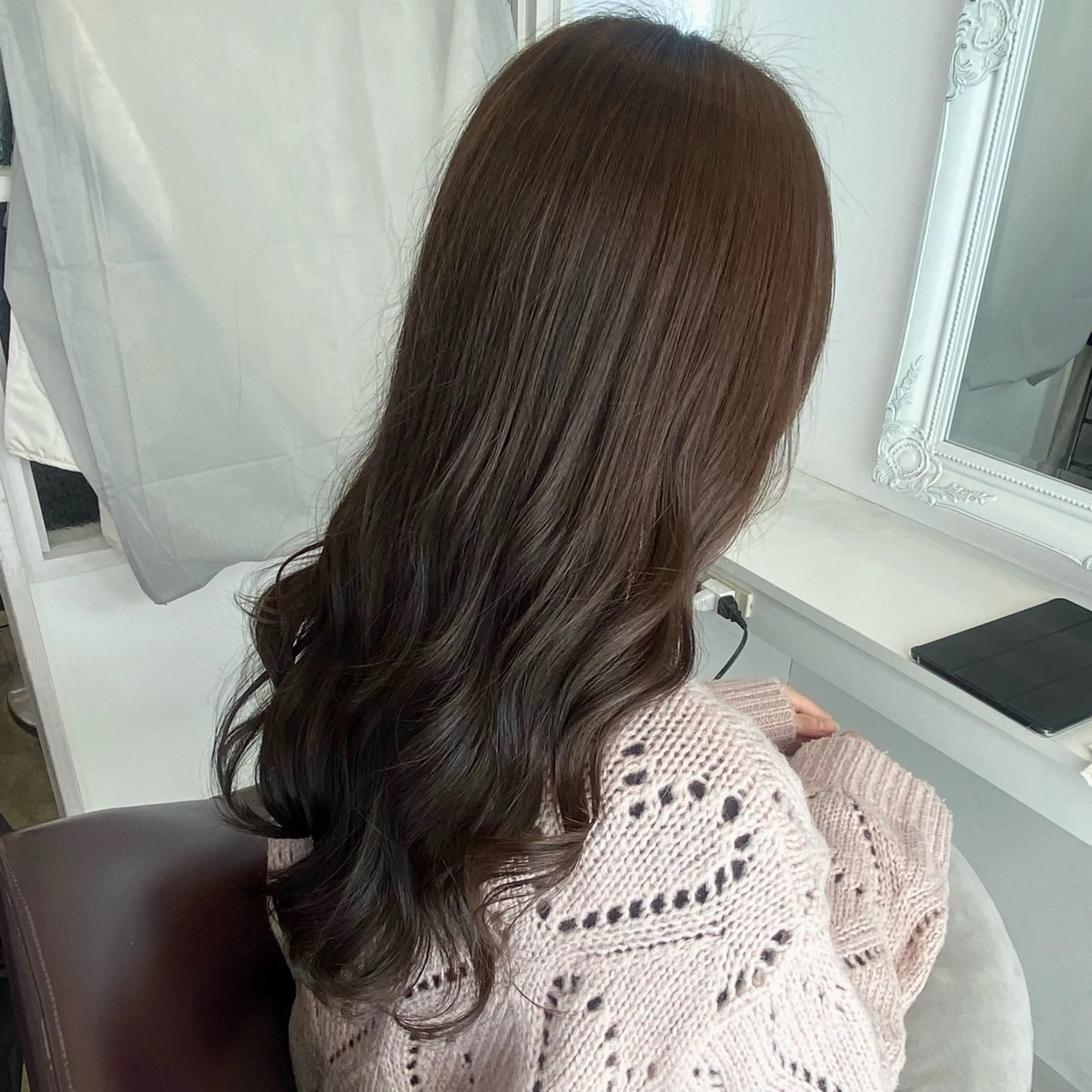 ロング カラー ブリーチ ブラウンカラー ブリーチなしカラー ヘアカラー 𝑆𝐴𝑂𝑅𝐼 /大森🪞🎀のヘアスタイル