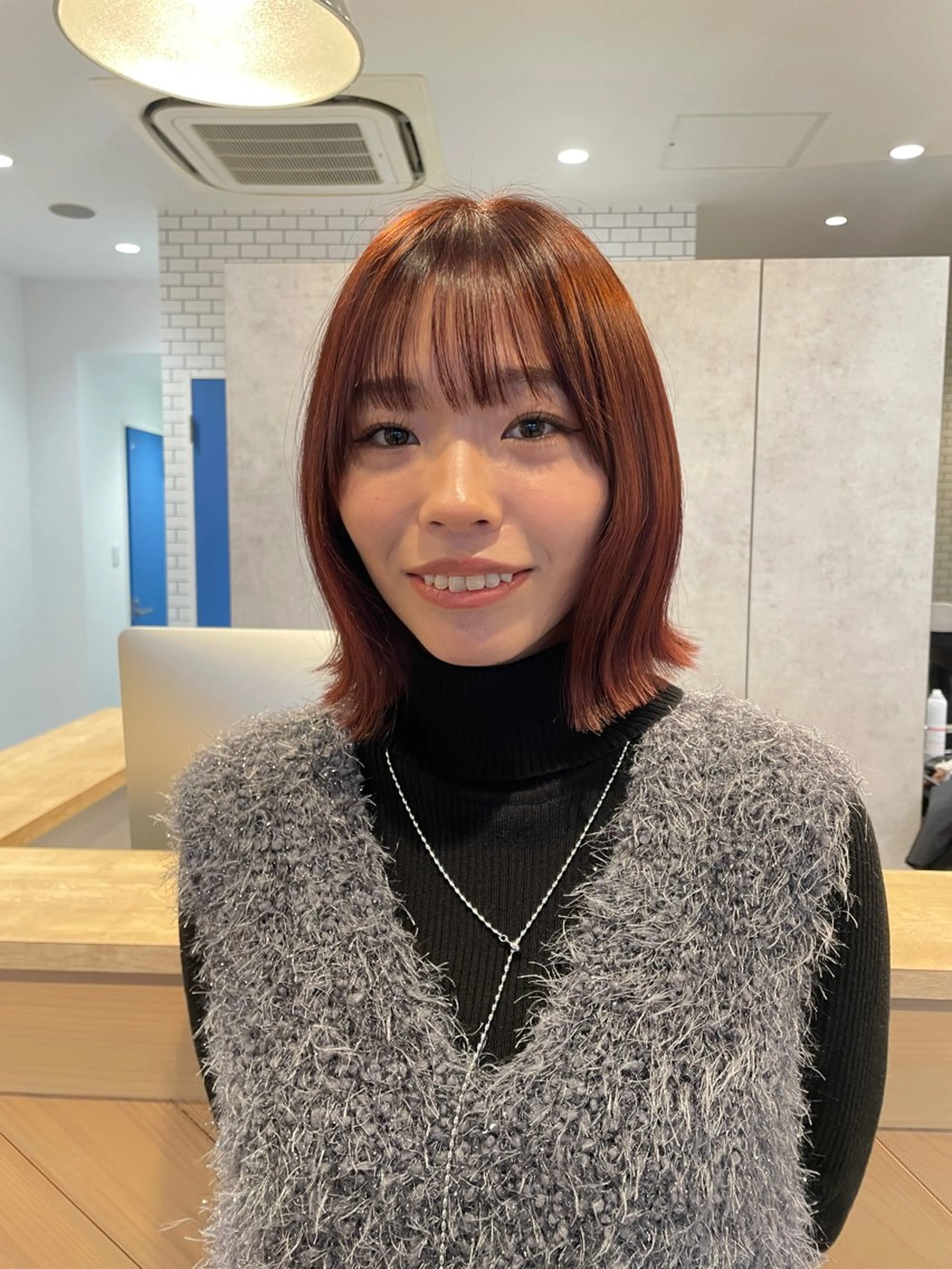 ショート ofF élua所属・🌵ボブ/切りっぱな し/ショート藤長芽生のヘアスタイル