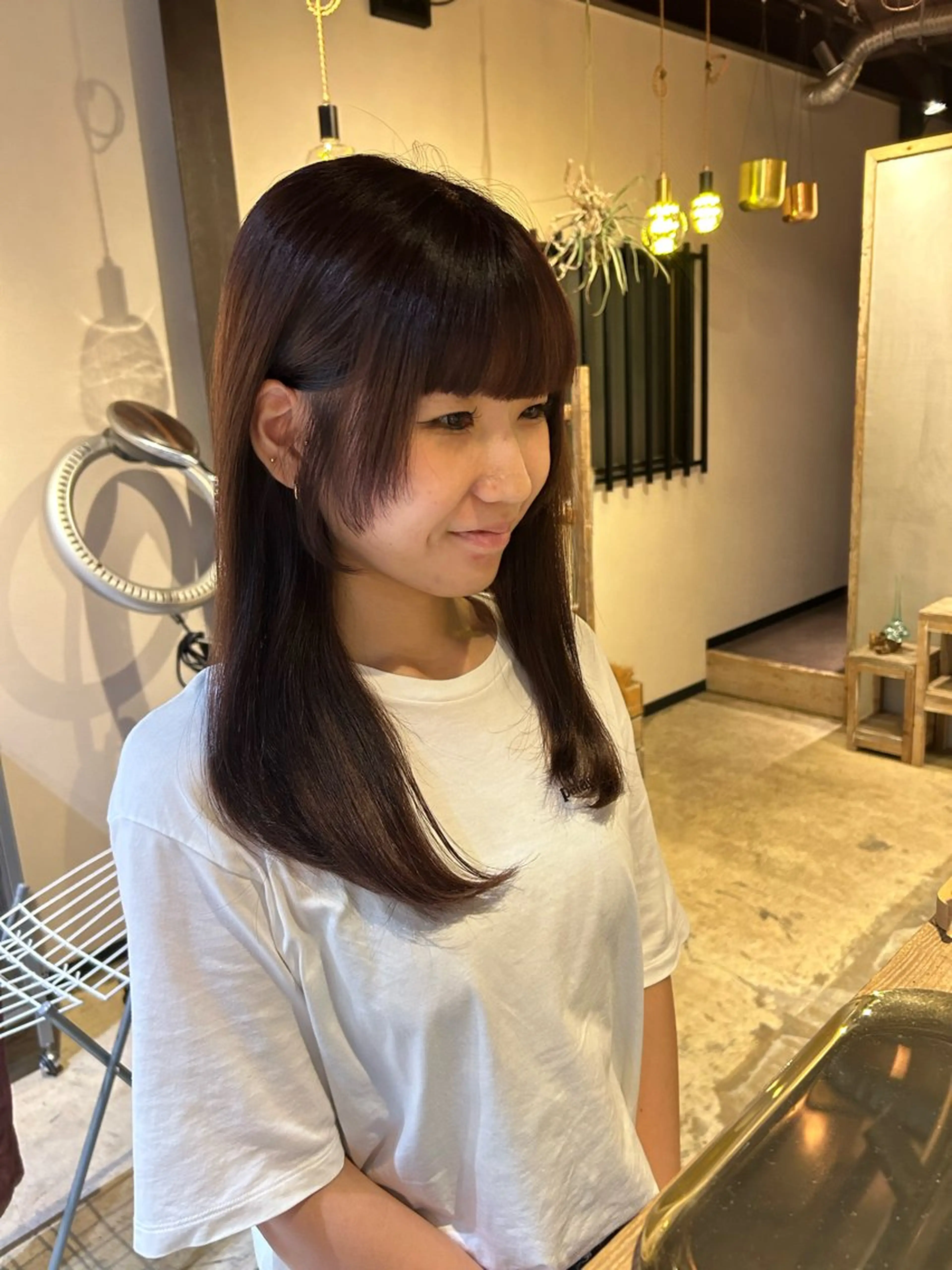 ロング パープルカラー LoE【ロエ】所属・北原 紗希のヘアスタイル