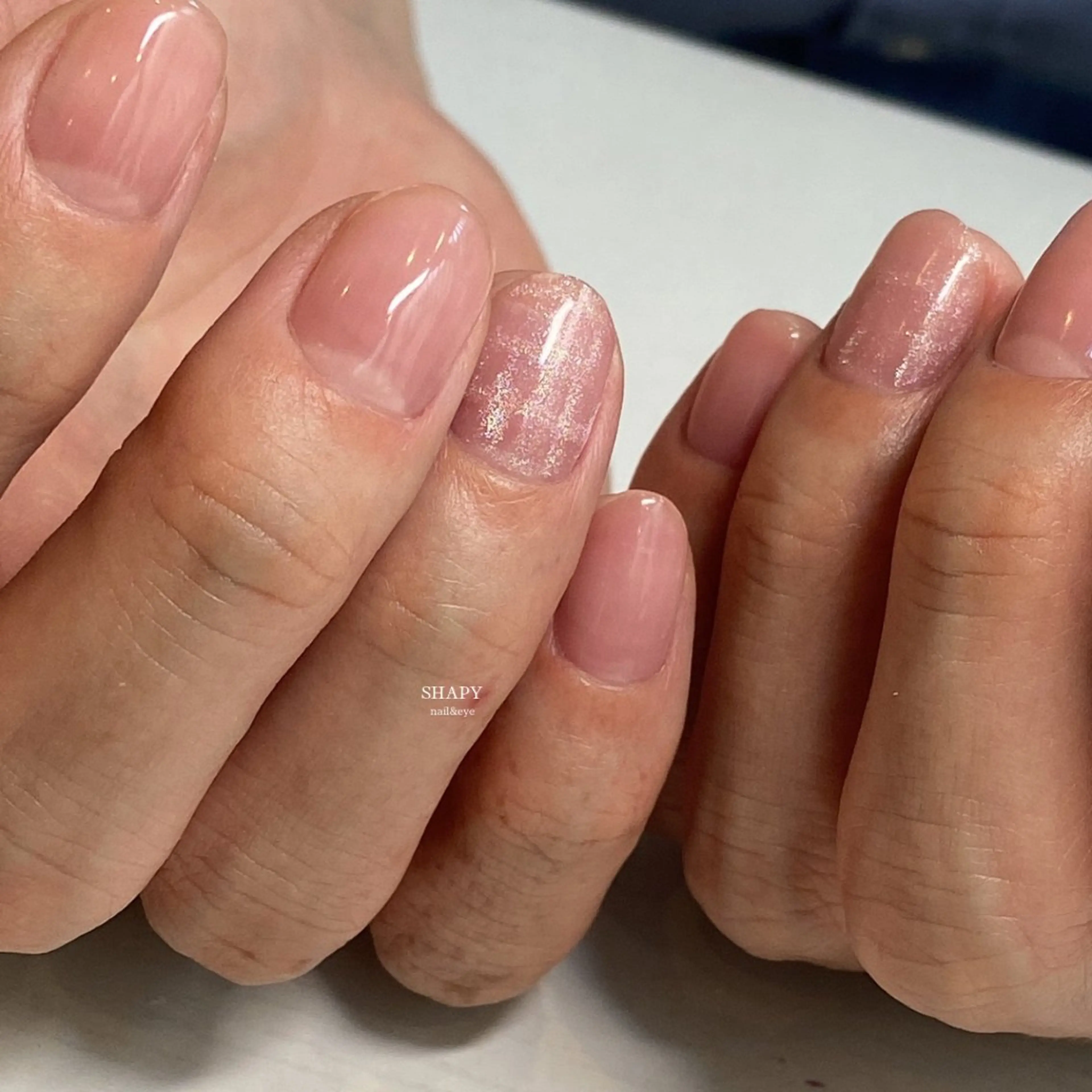 メンズ ネイル SHAPYパラジェル フィルイン対応　うみのマツエク・マツパデザイン