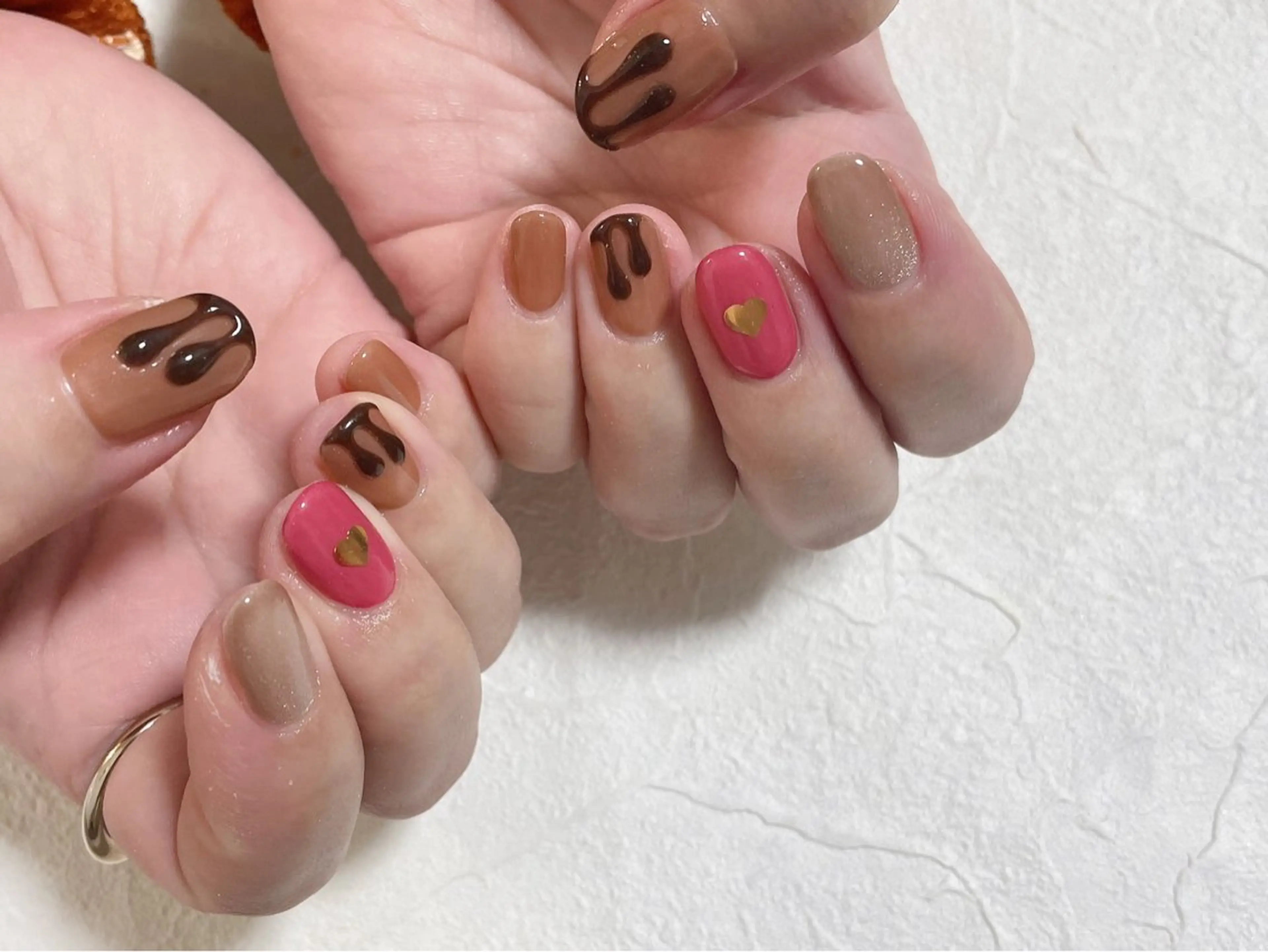 ネイル オーロラネイル フットネイル フレンチネイル ジェルネイル 韓国ネイル Mogu nail 二子玉川のネイルデザイン