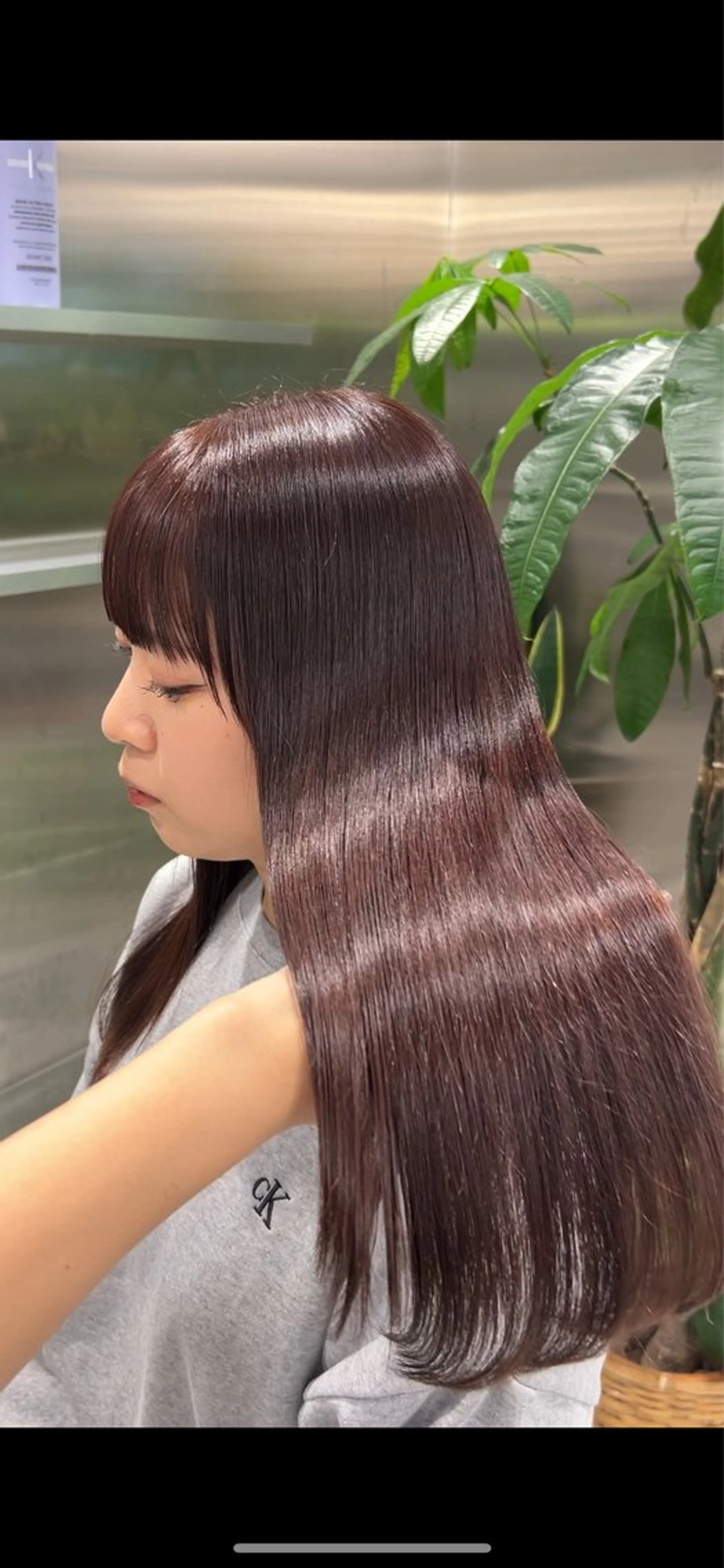 ロング カラー パーマ 縮毛矯正 冬っぽカラー/ マツエク/ゆきなのマツエク・マツパデザイン