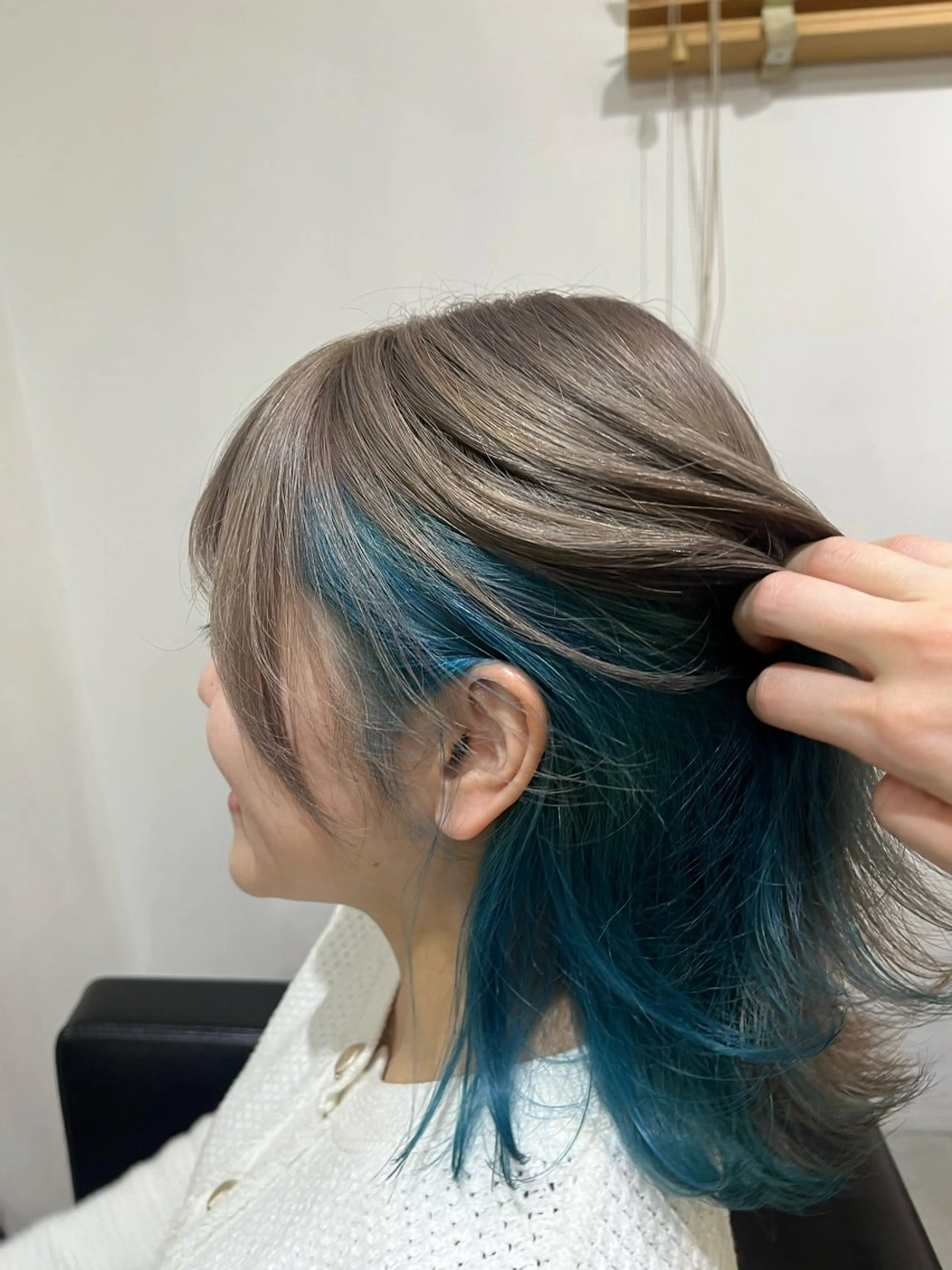 ミディアム ✨🎨ブリーチなし 透明感カラー✨美友のヘアスタイル