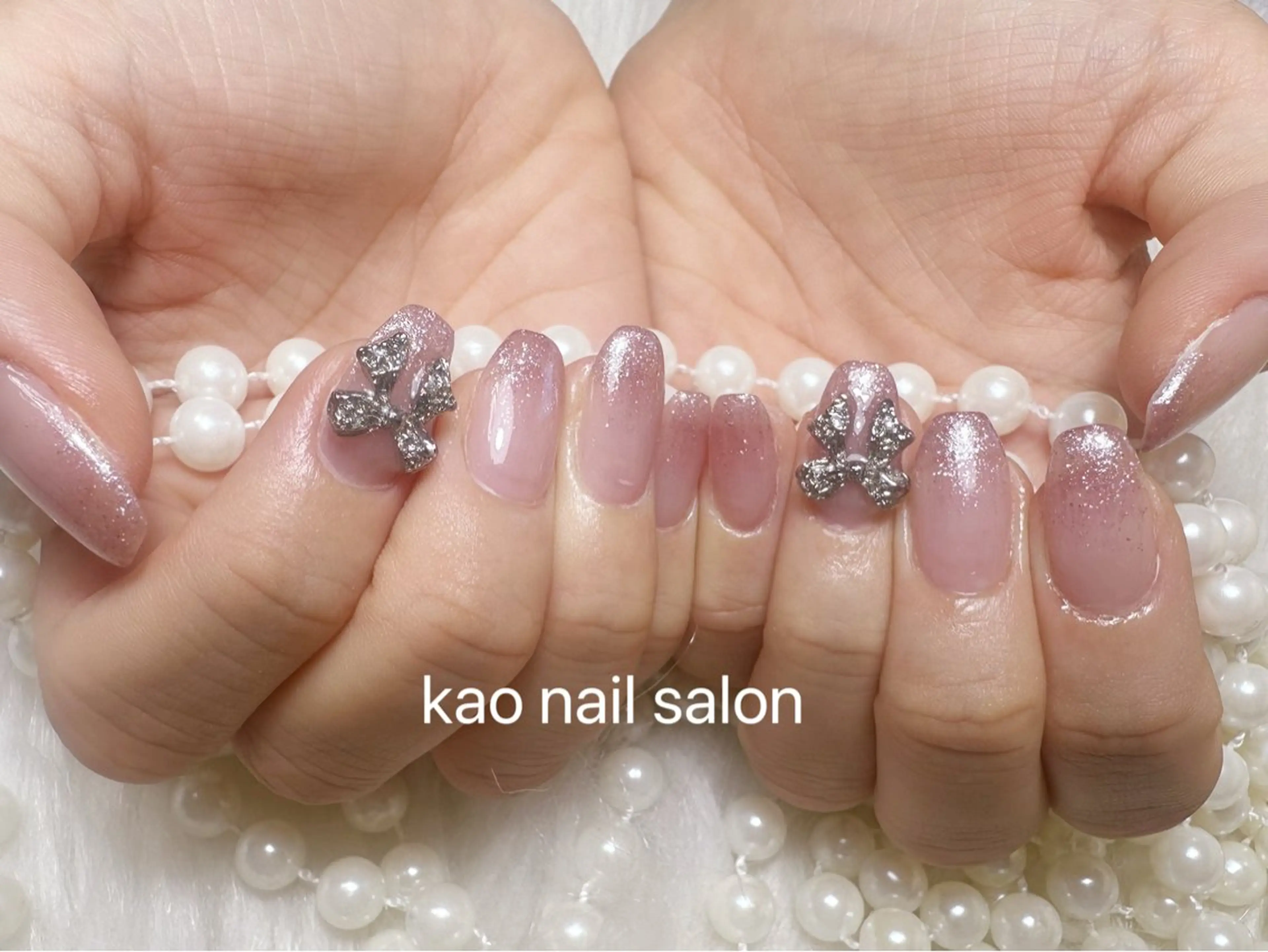 ネイル ハンドネイル kao nail マグネット/長さだしのネイルデザイン