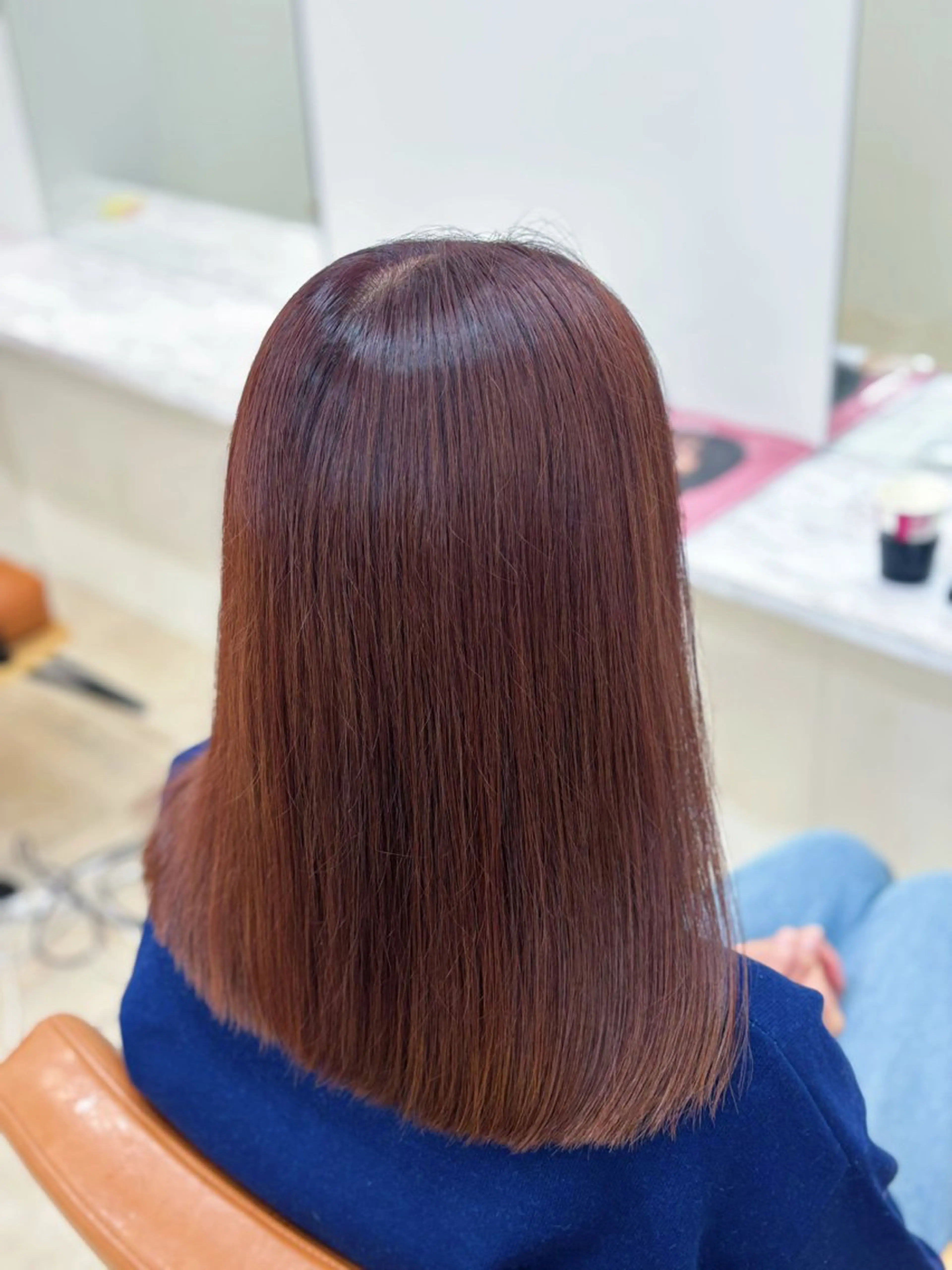 ミディアム カット ヘアカラー Angelica manaのヘアスタイル