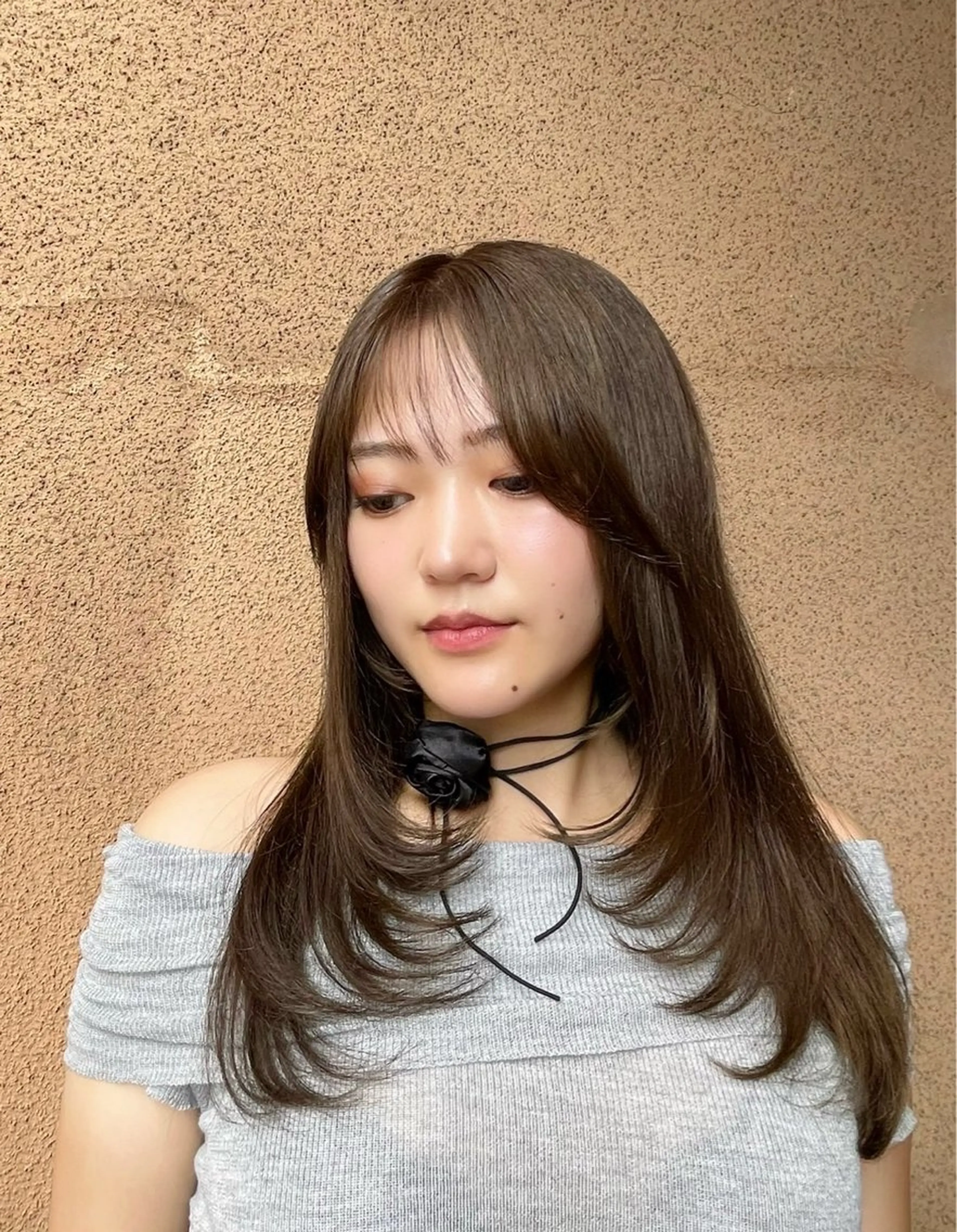 前髪カットの写真