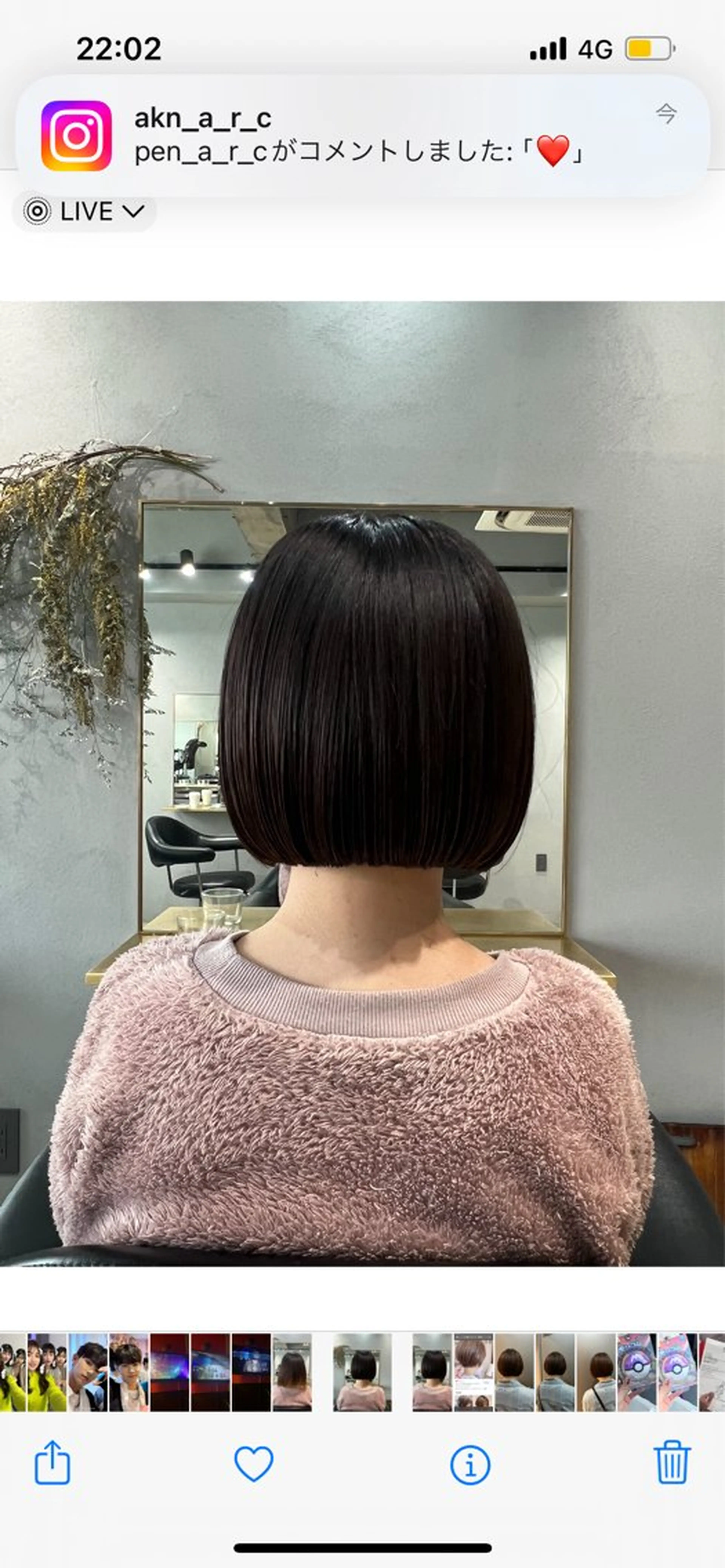 ミディアム カラー ヘアカラー トリートメント akane/ベージュ /オリーブ/ブラウンのヘアスタイル