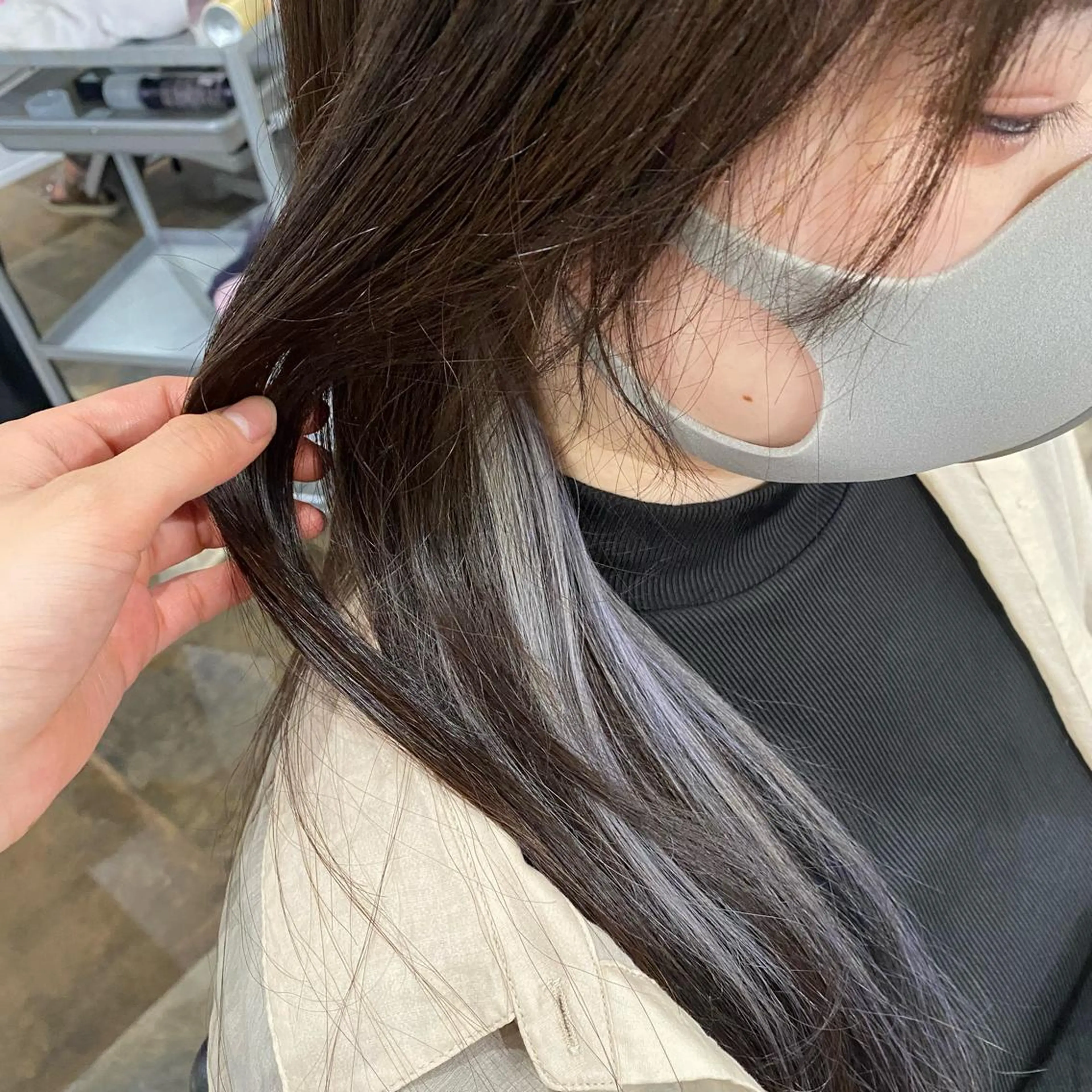 カラー インナーカラー ヘアカラー トリートメント CIEL misakiのヘアスタイル