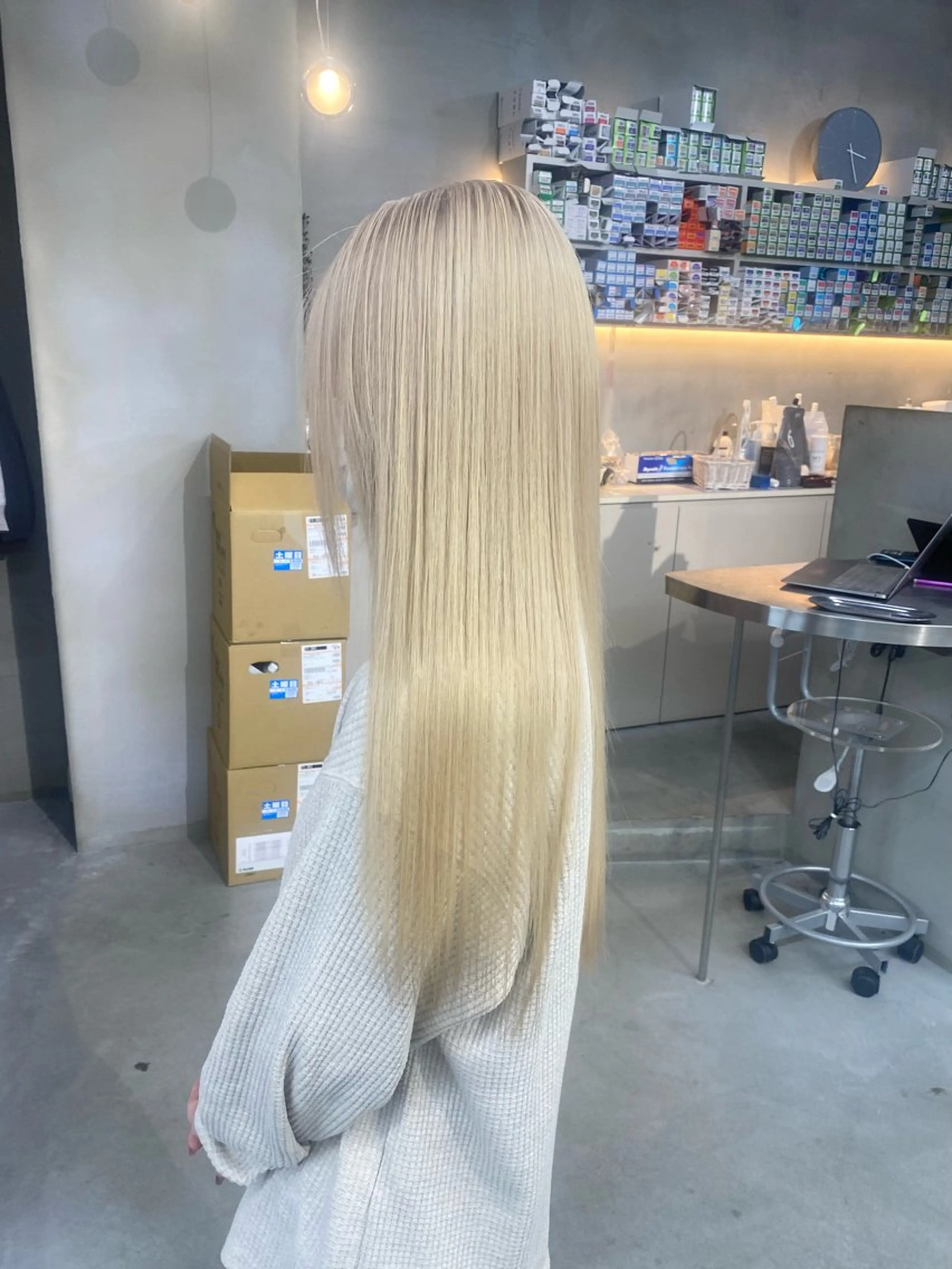 ロング カラー ヘアカラー qulim所属・前橋 姫奈のヘアスタイル